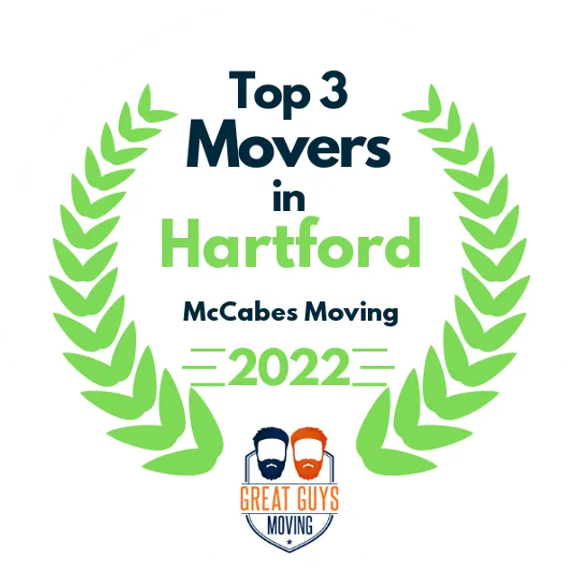 Top 3 Movers in Hartford, CT 2022 award