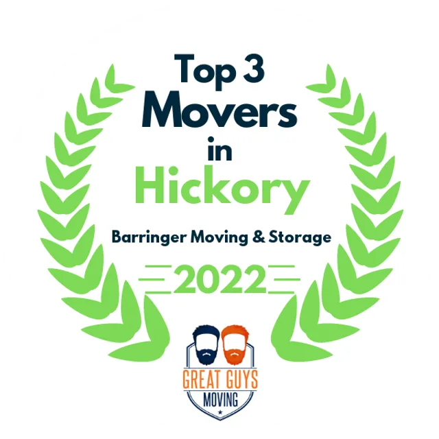 Top 3 Movers in High Point, NC 2022 award