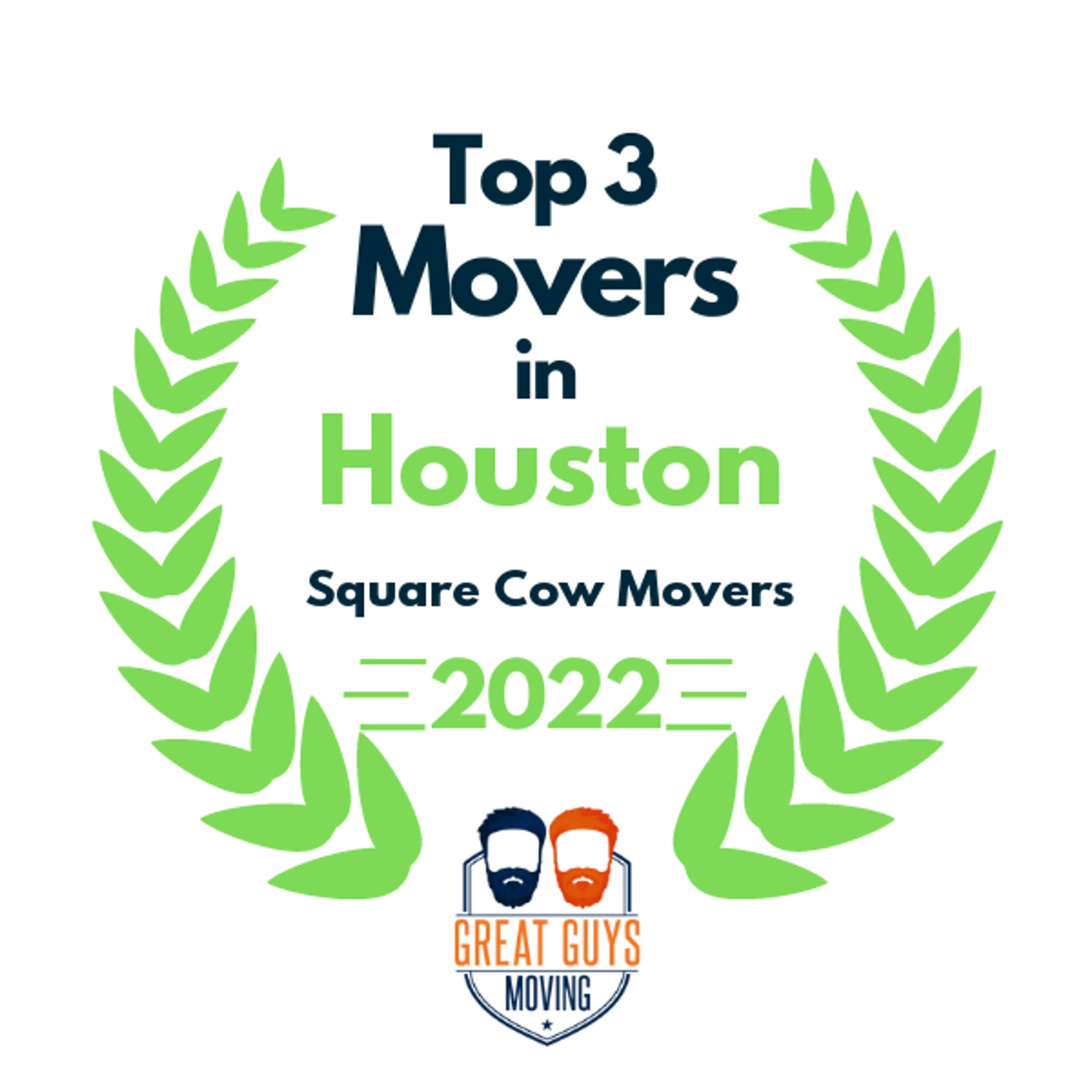Top 3 Movers in Houston, TX 2022 award