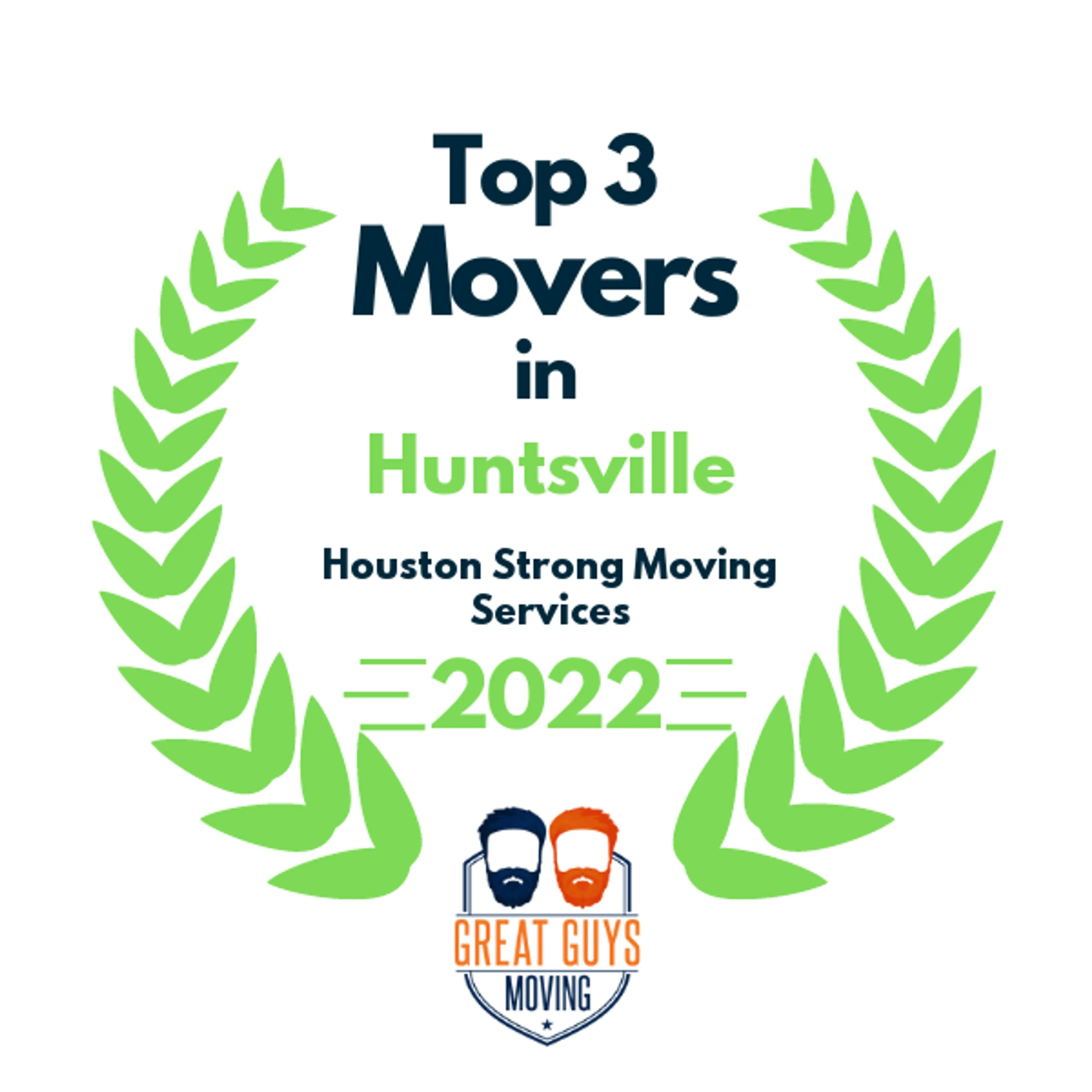 Top 3 Movers in Houston, TX 2022 award