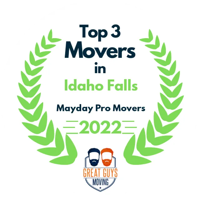 Top 3 Movers in Idaho Falls, ID 2022 award