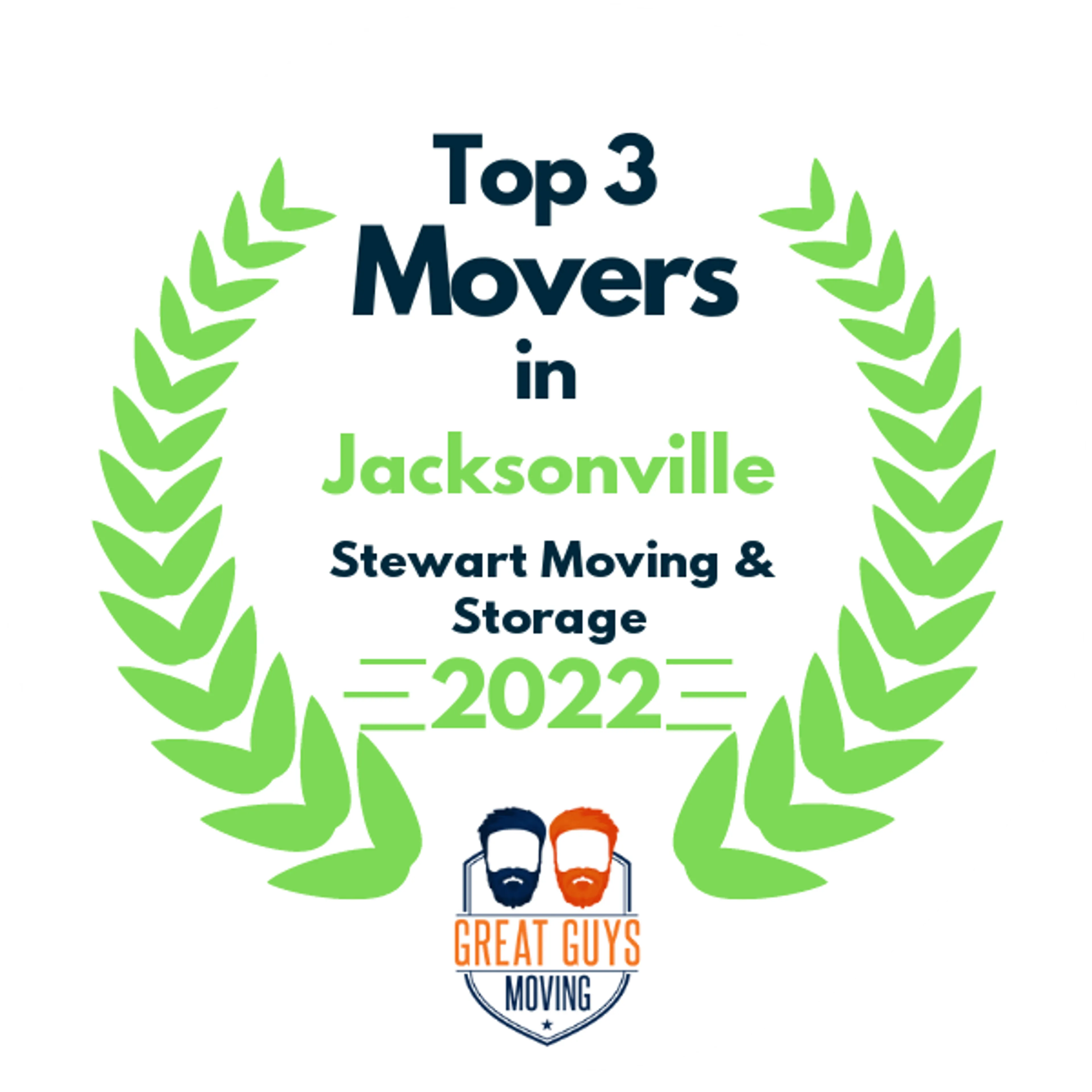 Top 3 Movers in Jacksonville, FL 2022 award