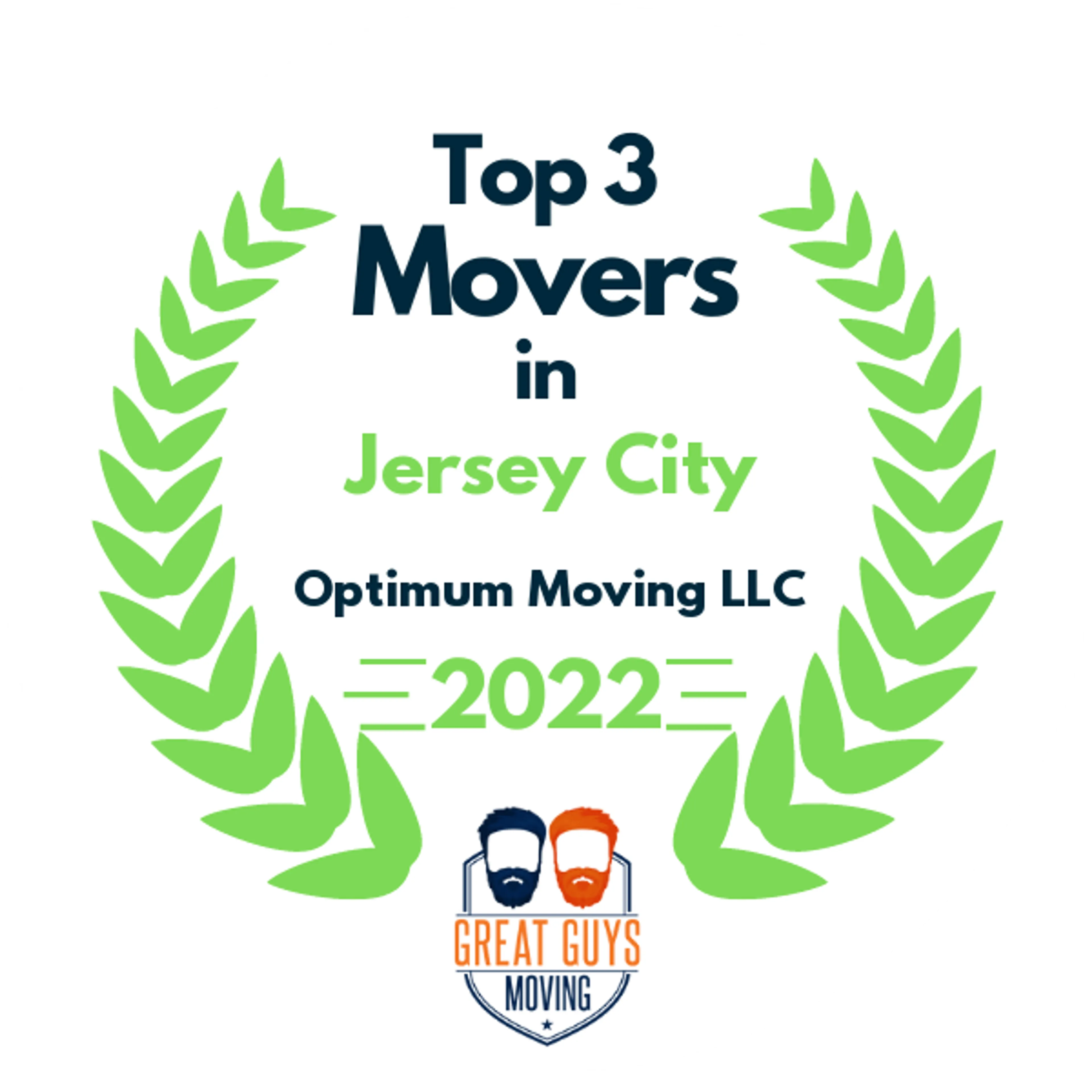 Top 3 Movers in Jersey City, NJ 2022 award
