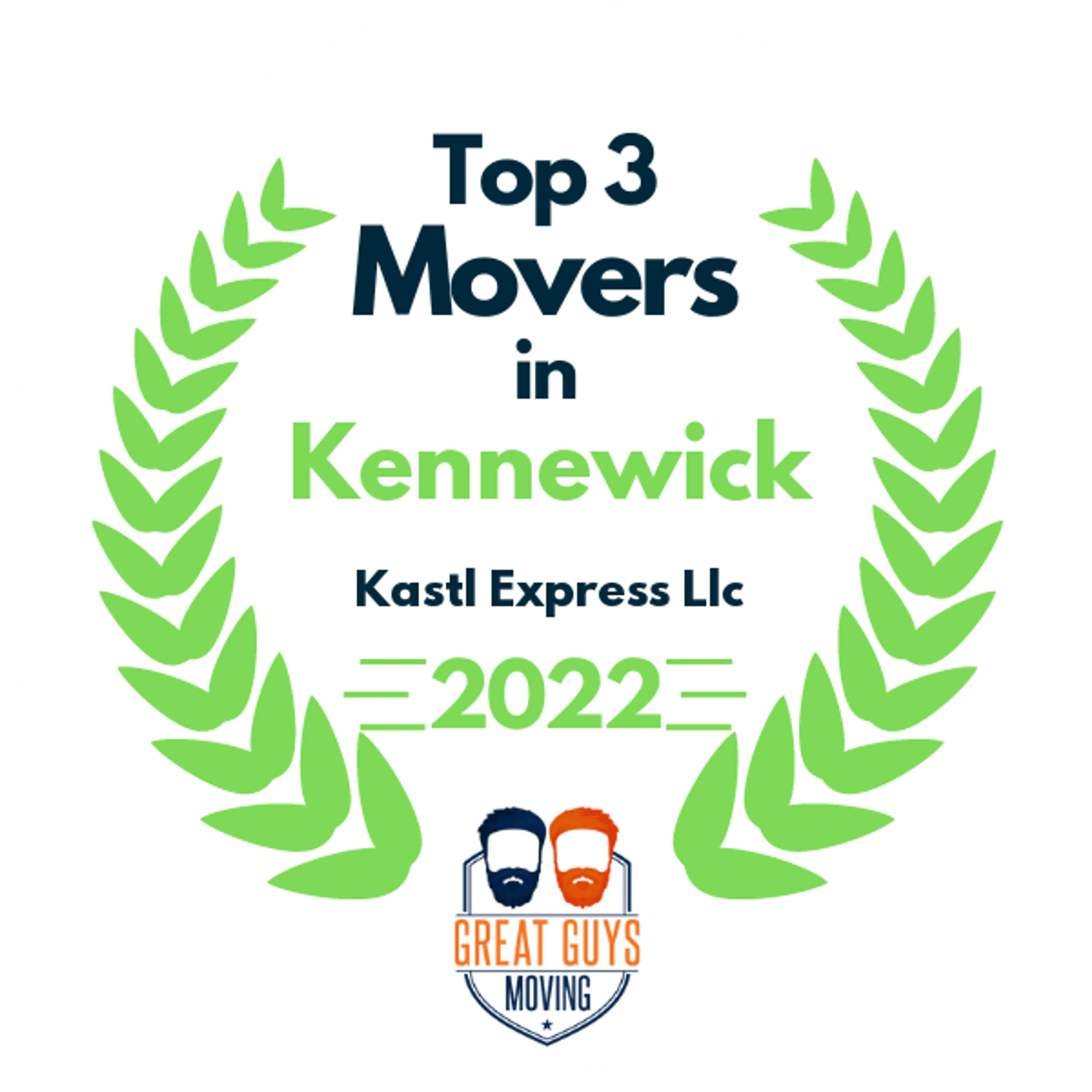 Top 3 Movers in Kennewick, WA 2022 award