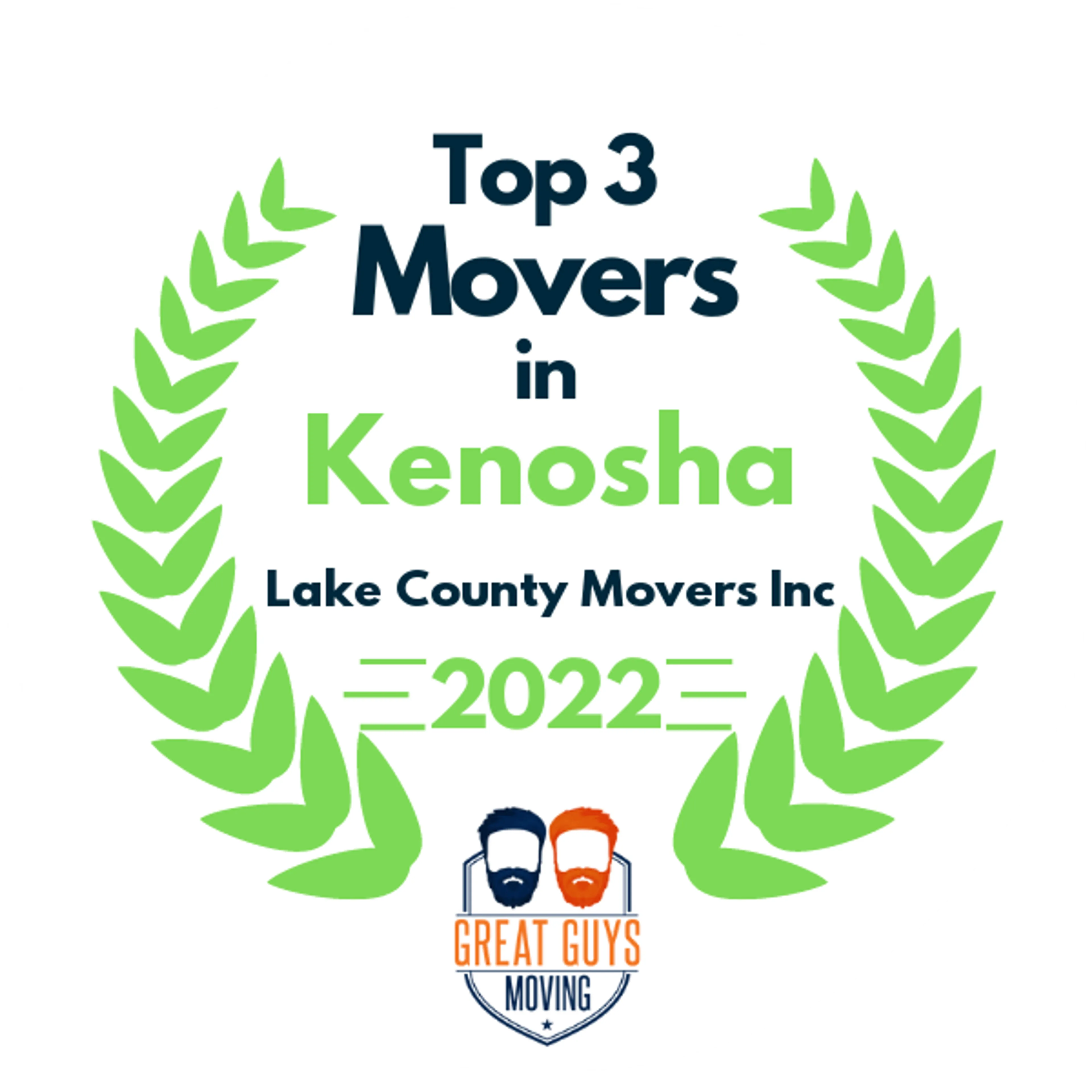 Top 3 Movers in Kenosha, WI 2022 award
