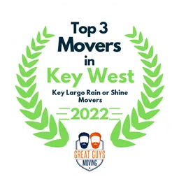 top 3 ranked movers in key west 2022 key largo rain or shine movers image