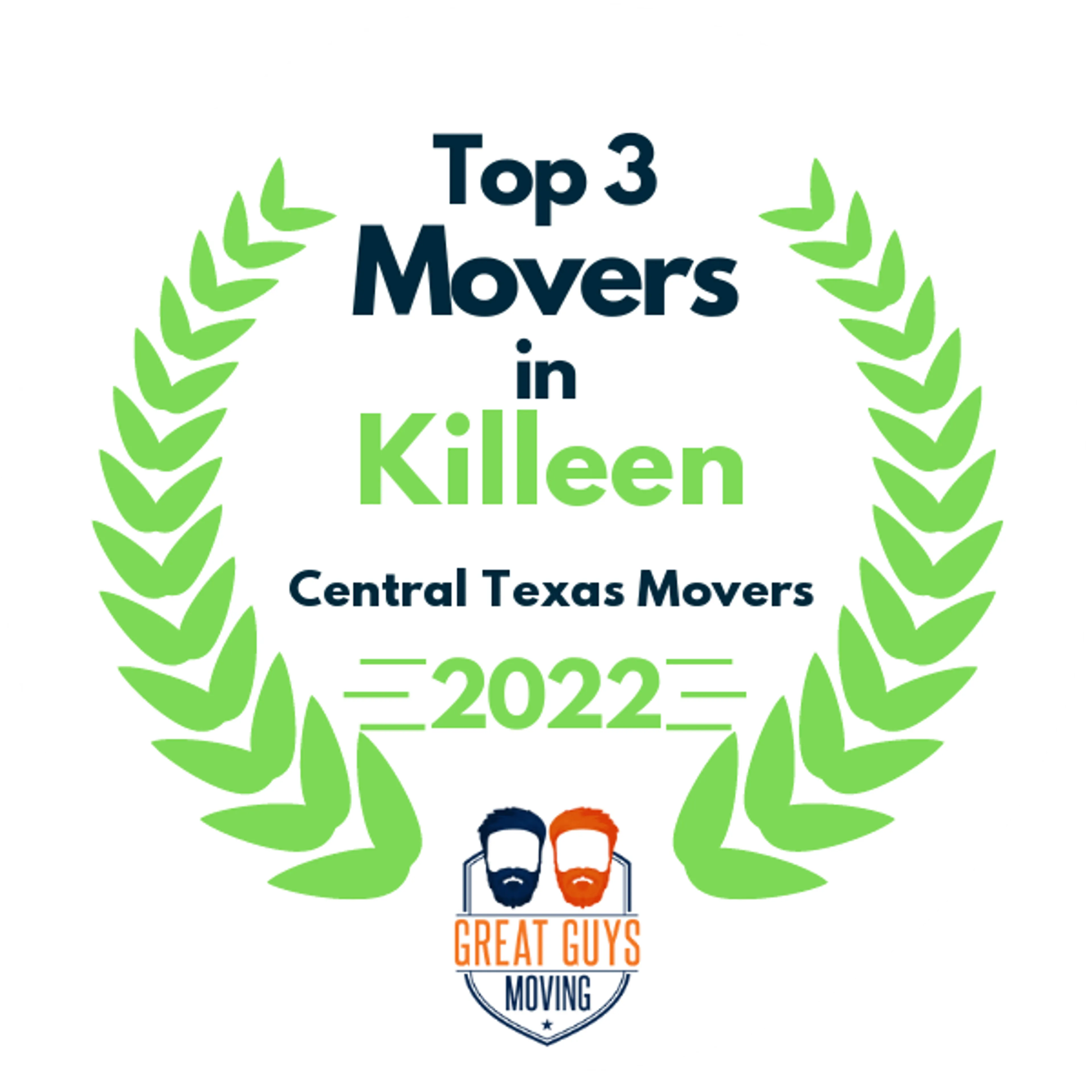 Top 3 Movers in Killeen, TX 2022 award