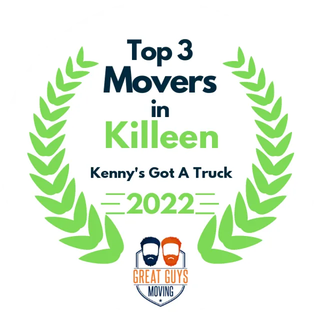 Top 3 Movers in Killeen, TX 2022 award