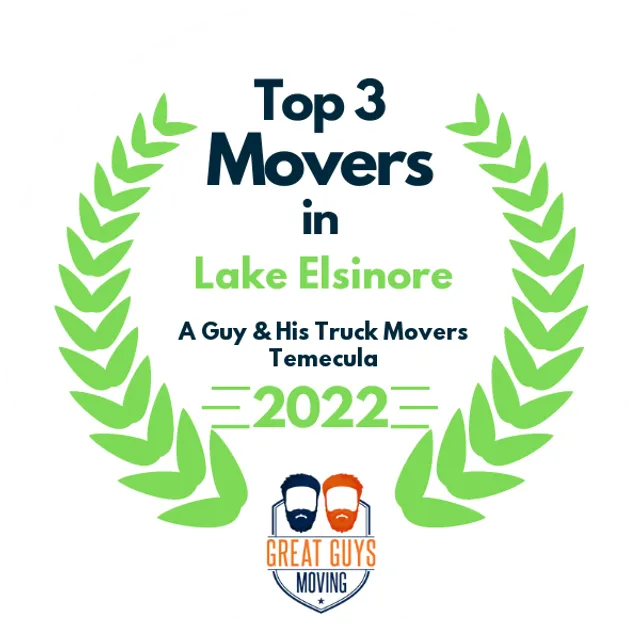 Top 3 Movers in Temecula, CA 2022 award