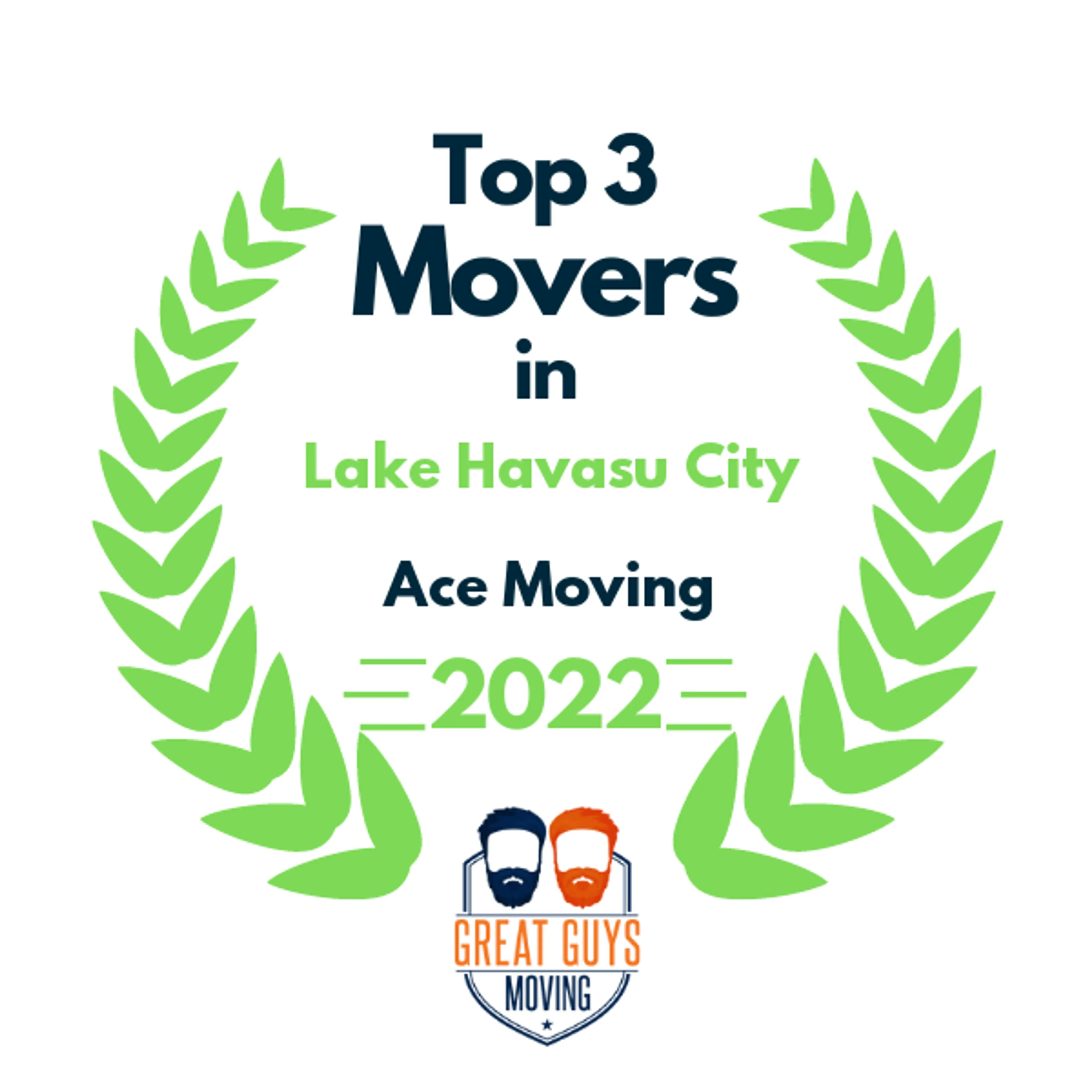 Top 3 Movers in Lake Havasu City, AZ 2022 award