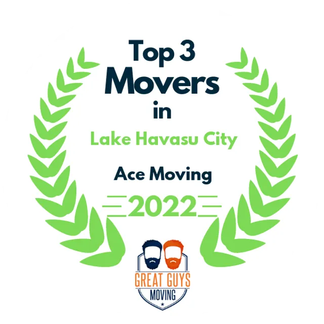 Top 3 Movers in Lake Havasu City, AZ 2022 award