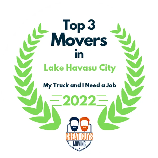 Top 3 Movers in Lake Havasu City, AZ 2022 award