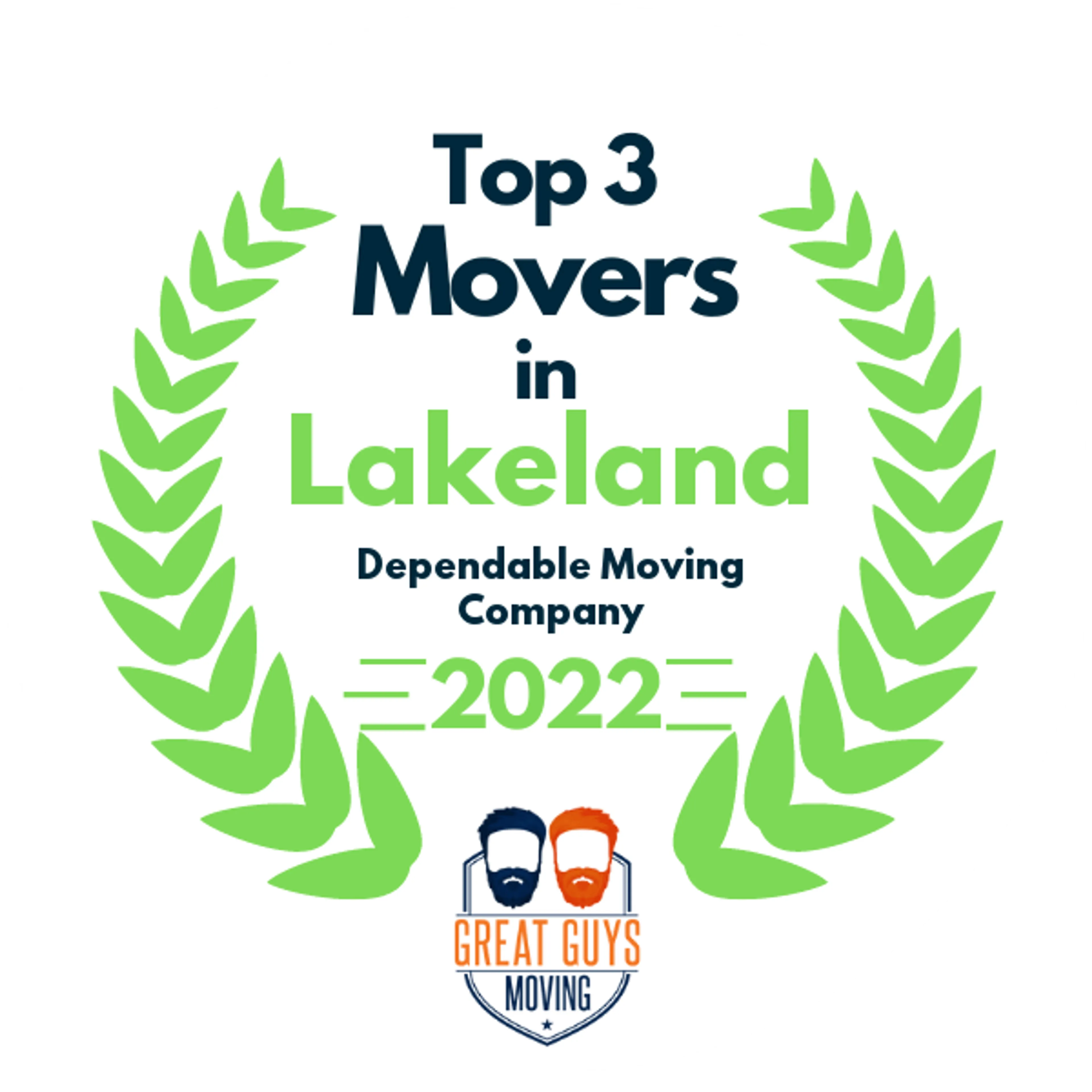 Top 3 Movers in St. Petersburg, FL 2022 award