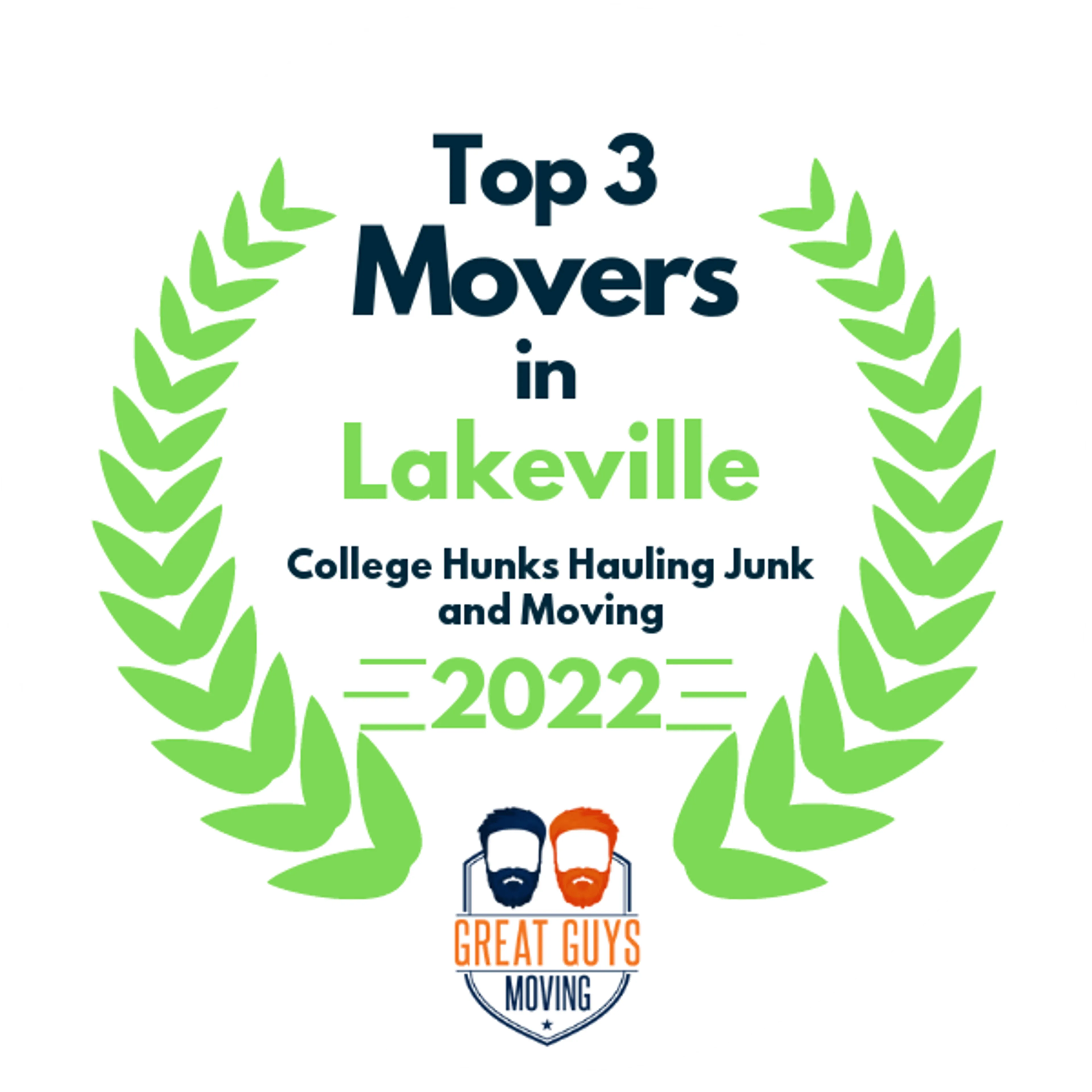 Top 3 Movers in Eagan, MN 2022 award
