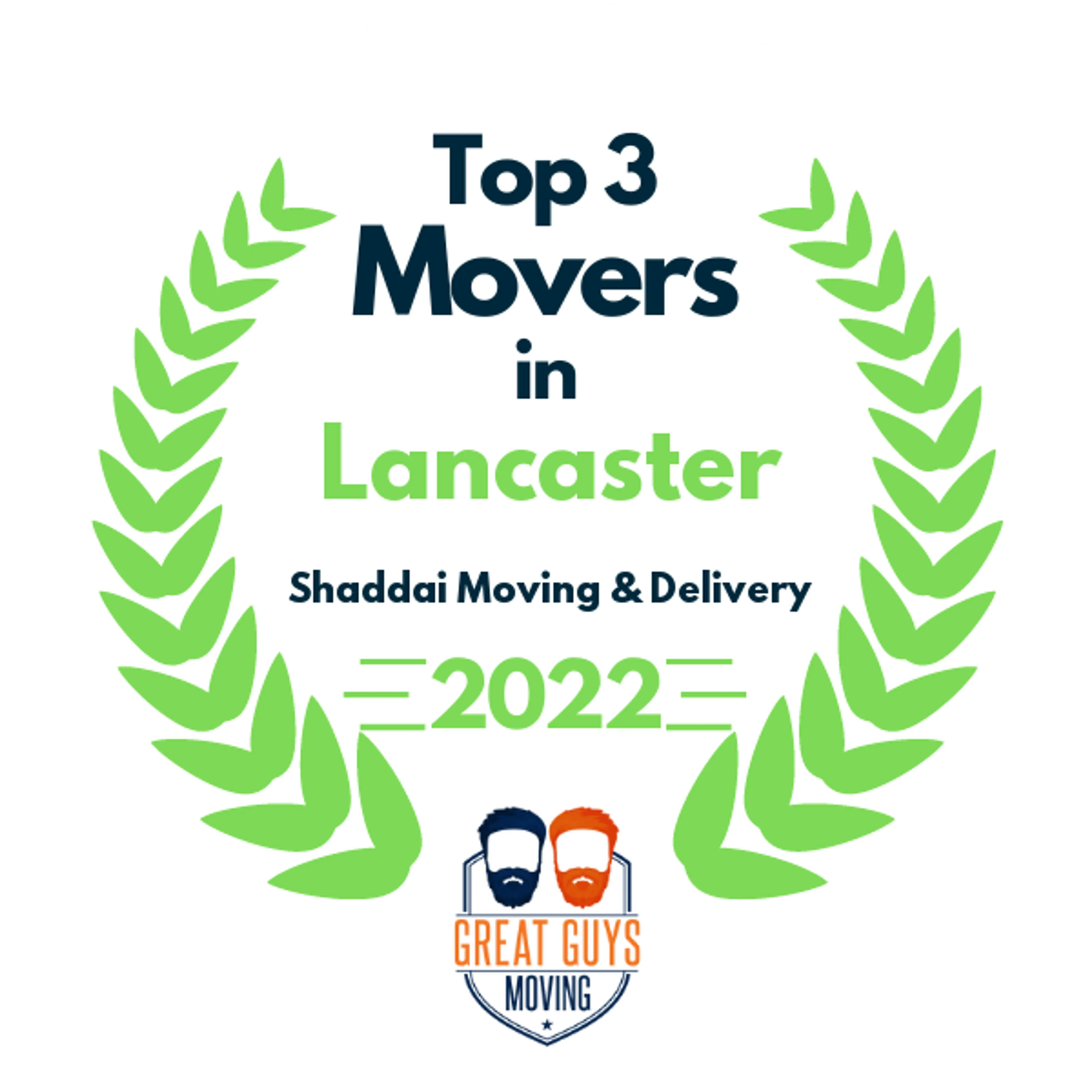 Top 3 Movers in Lancaster, CA 2022 award