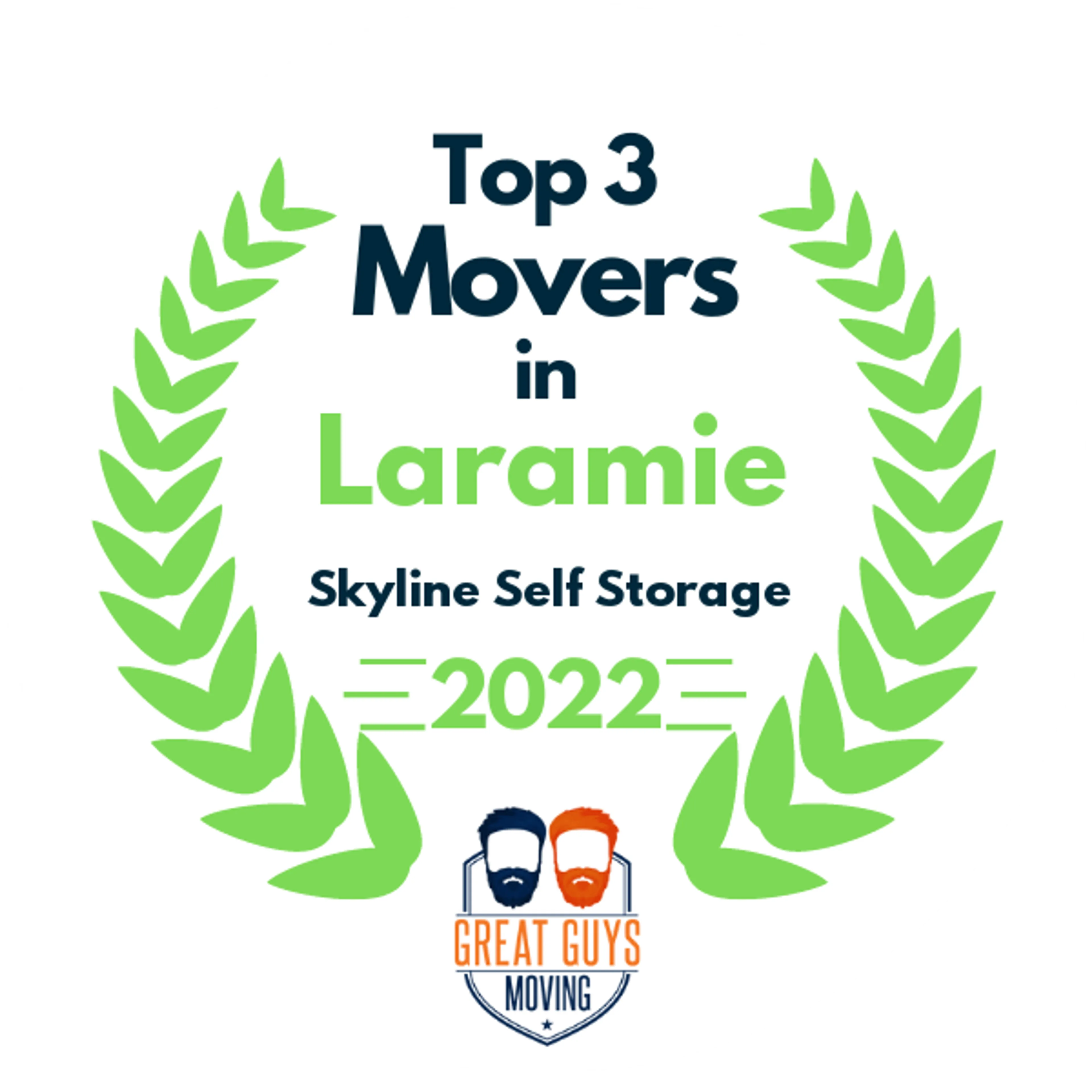 Top 3 Movers in Laramie, WY 2022 award