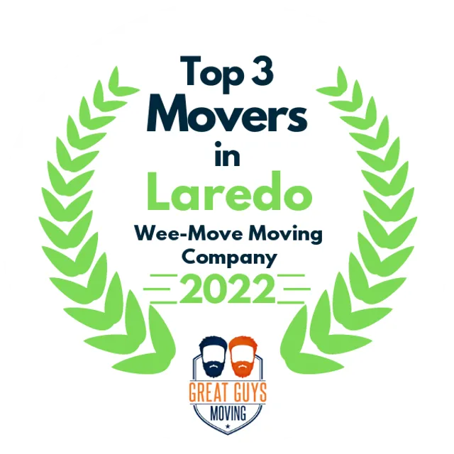 Top 3 Movers in Laredo, TX 2022 award