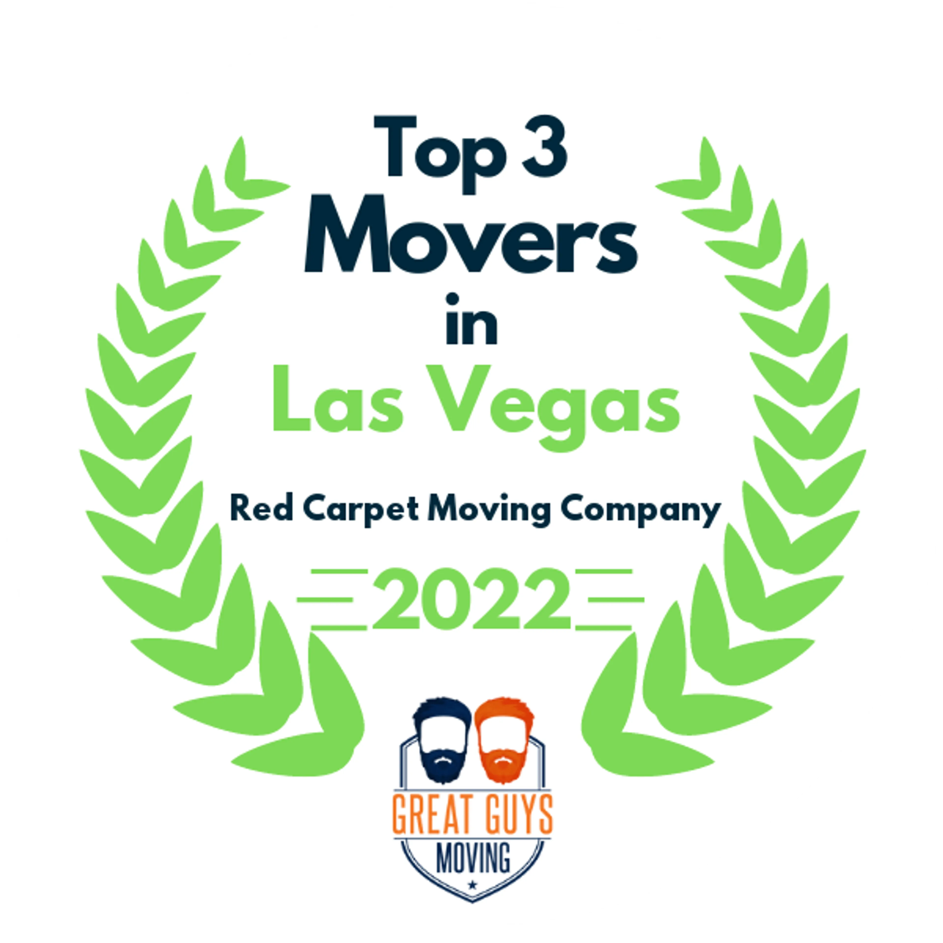 Top 3 Movers in Las Vegas, NV 2022 award