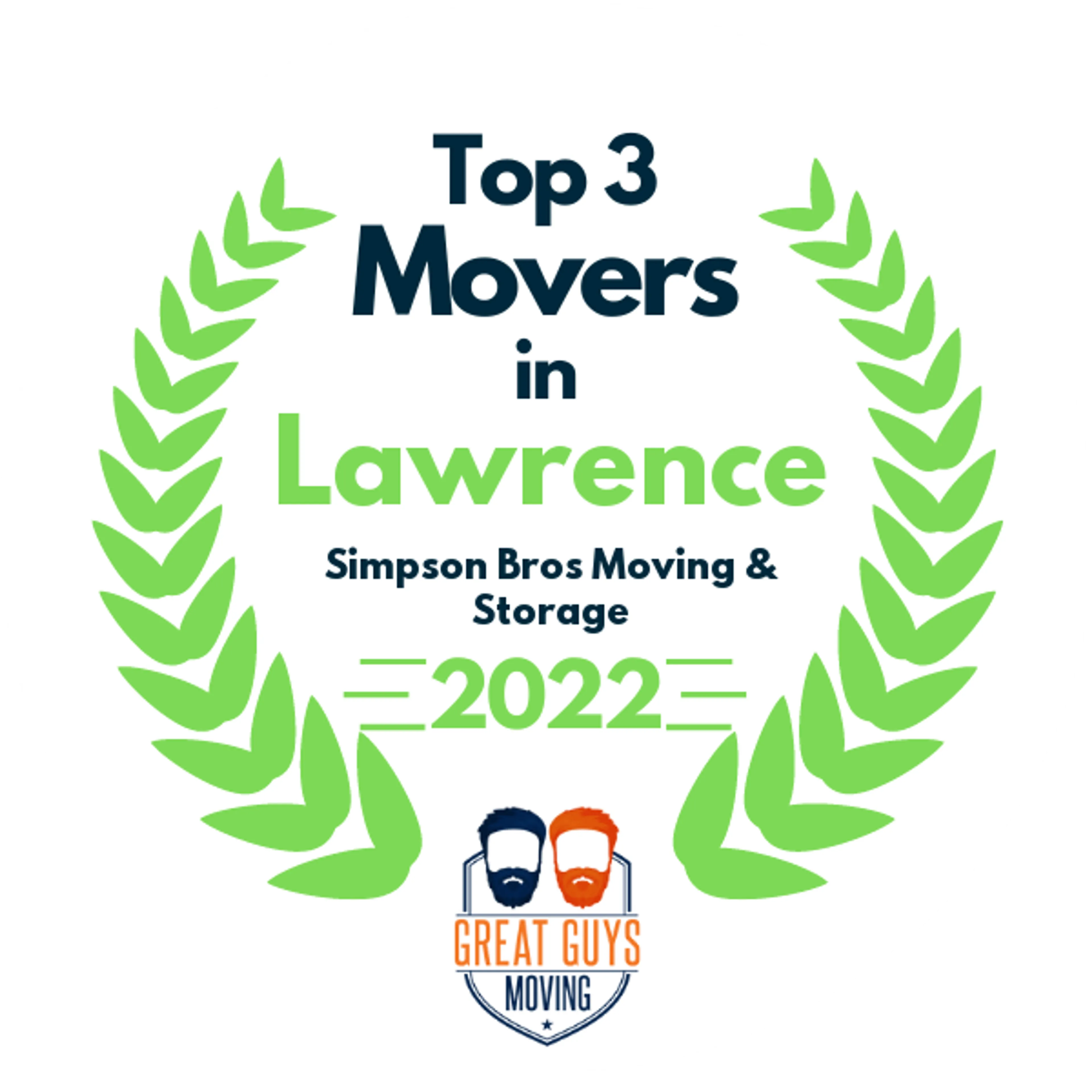 Top 3 Movers in Lawrence, MA 2022 award