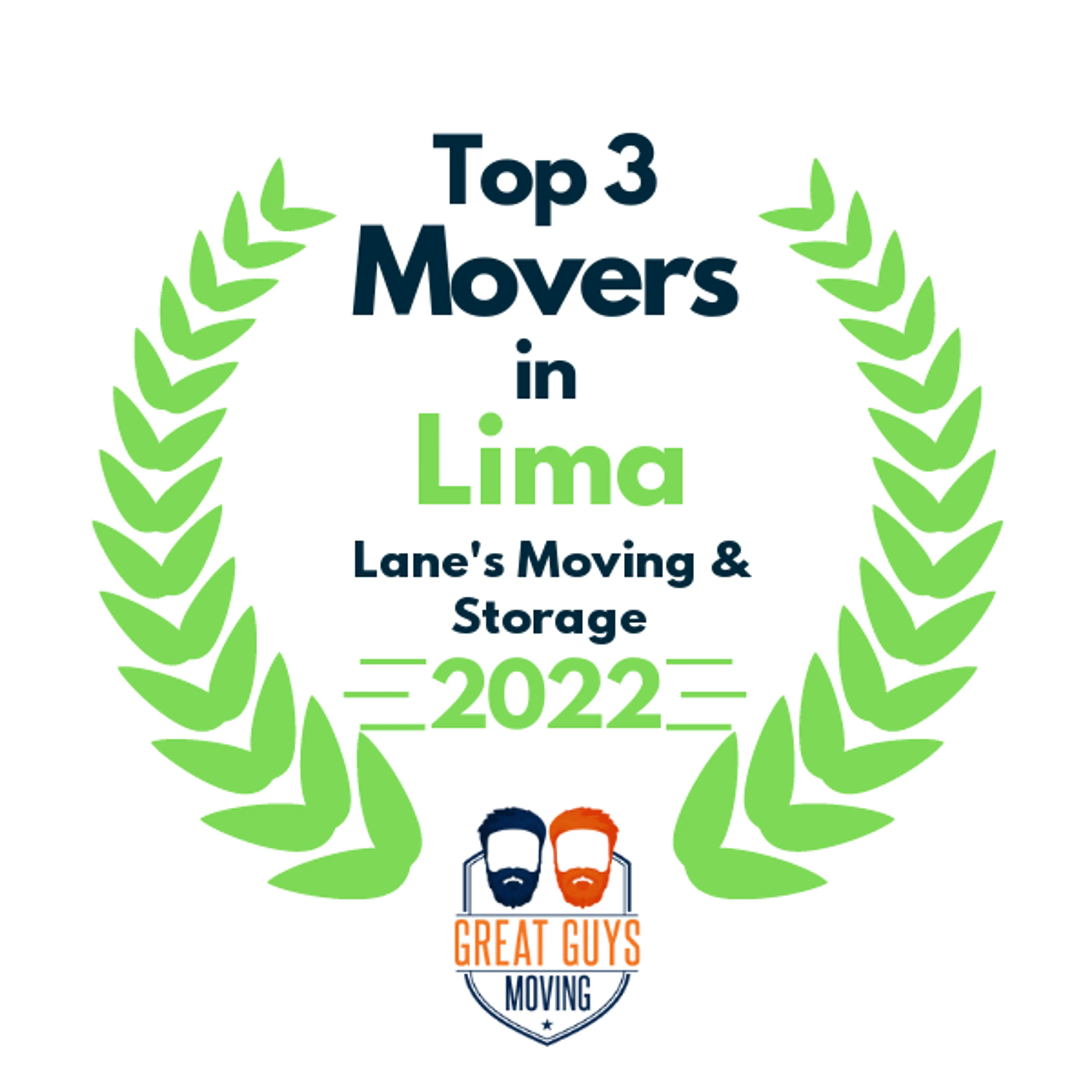 Top 3 Movers in Lima, OH 2022 award