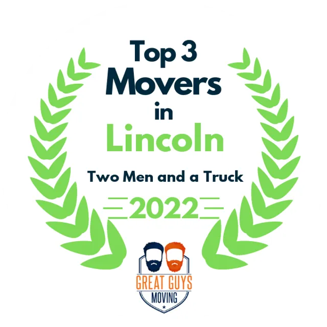 Top 3 Movers in Lincoln, NE 2022 award