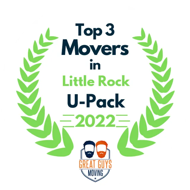 Top 3 Movers in Little Rock, AR 2022 award