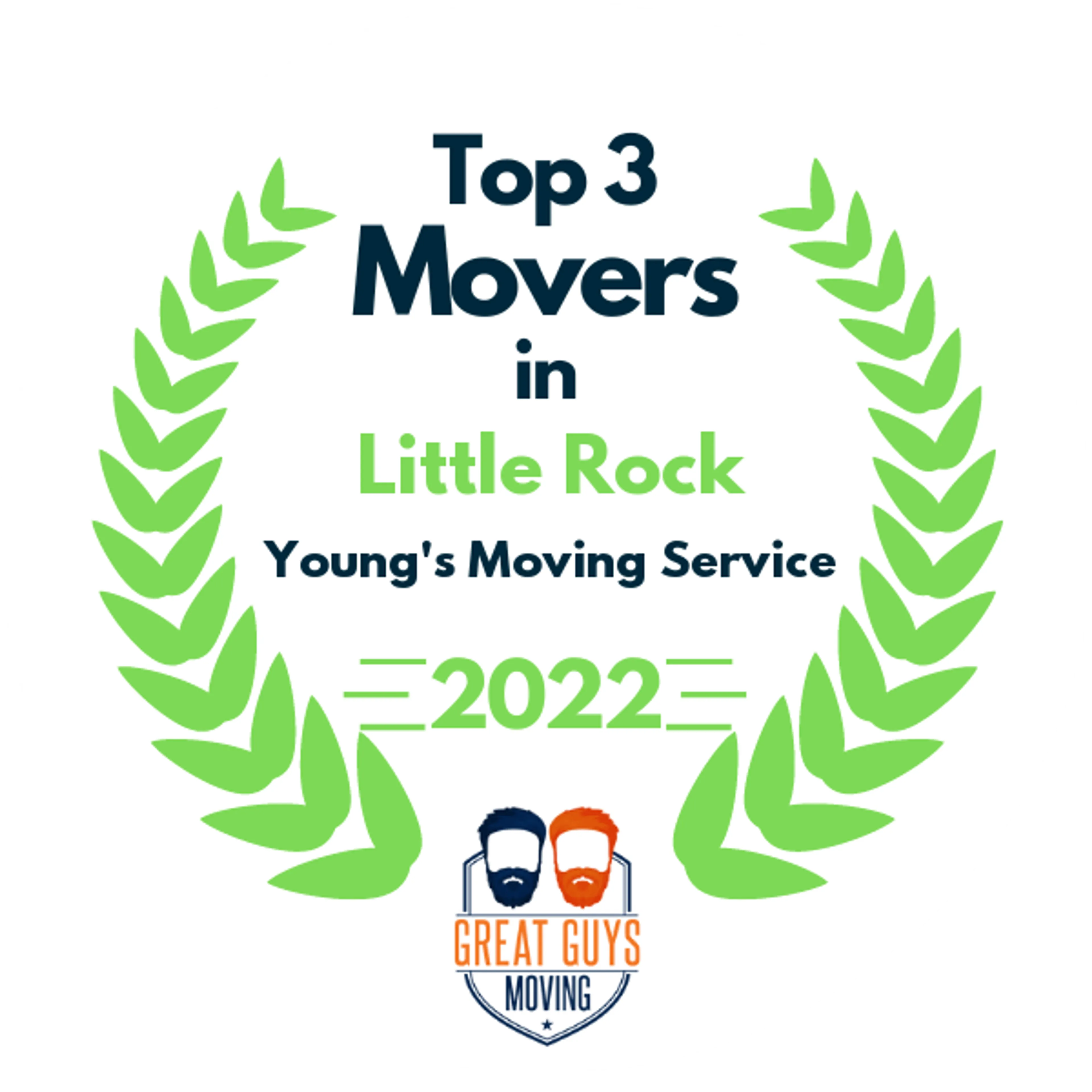Top 3 Movers in Little Rock, AR 2022 award