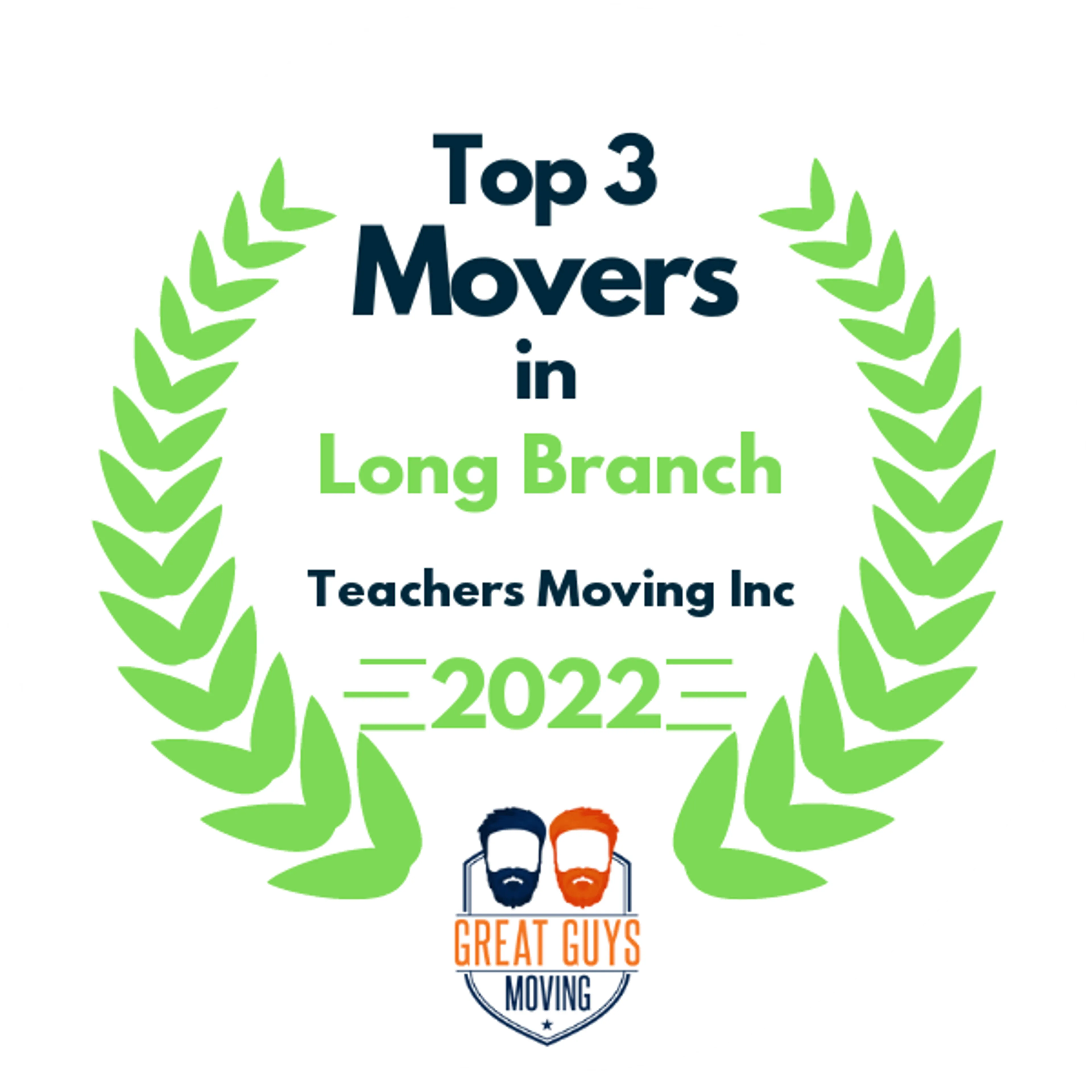 Top 3 Movers in Trenton, NJ 2022 award
