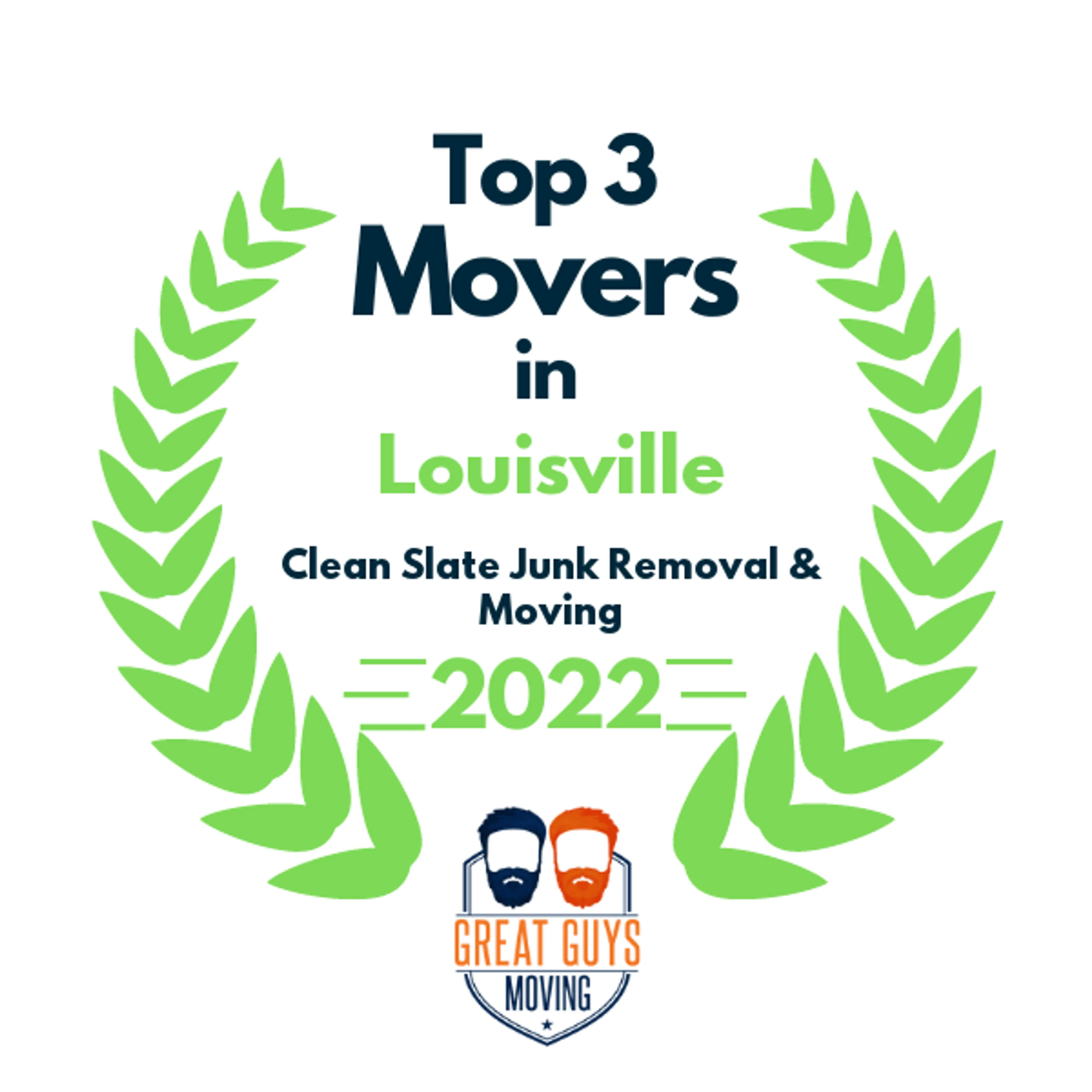 Top 3 Movers in Louisville, KY 2022 award