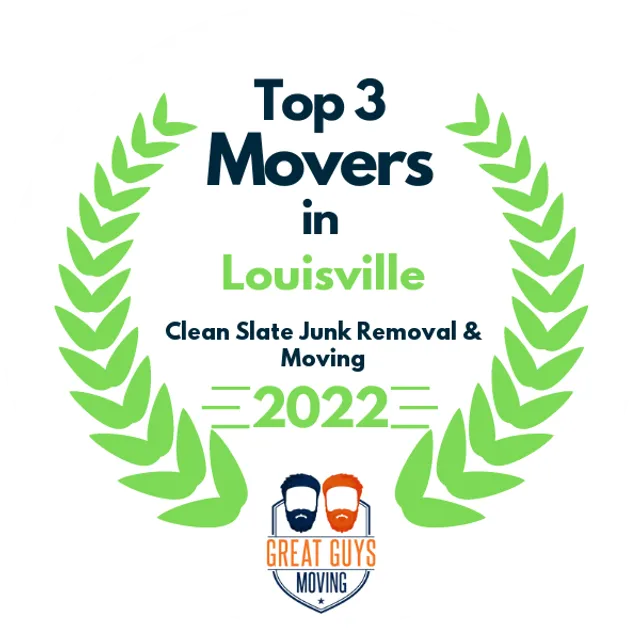 Top 3 Movers in Louisville, KY 2022 award