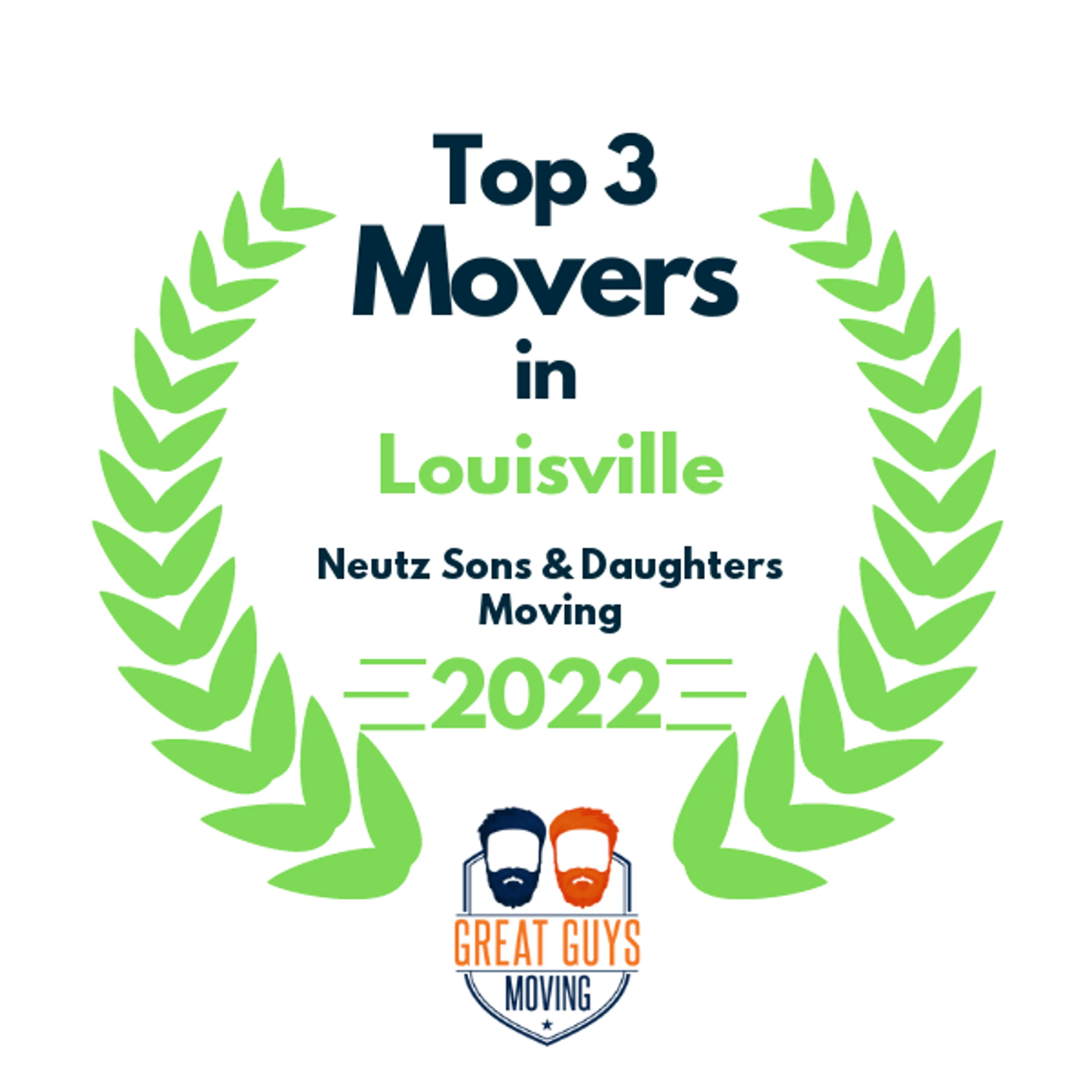 Top 3 Movers in Louisville, KY 2022 award