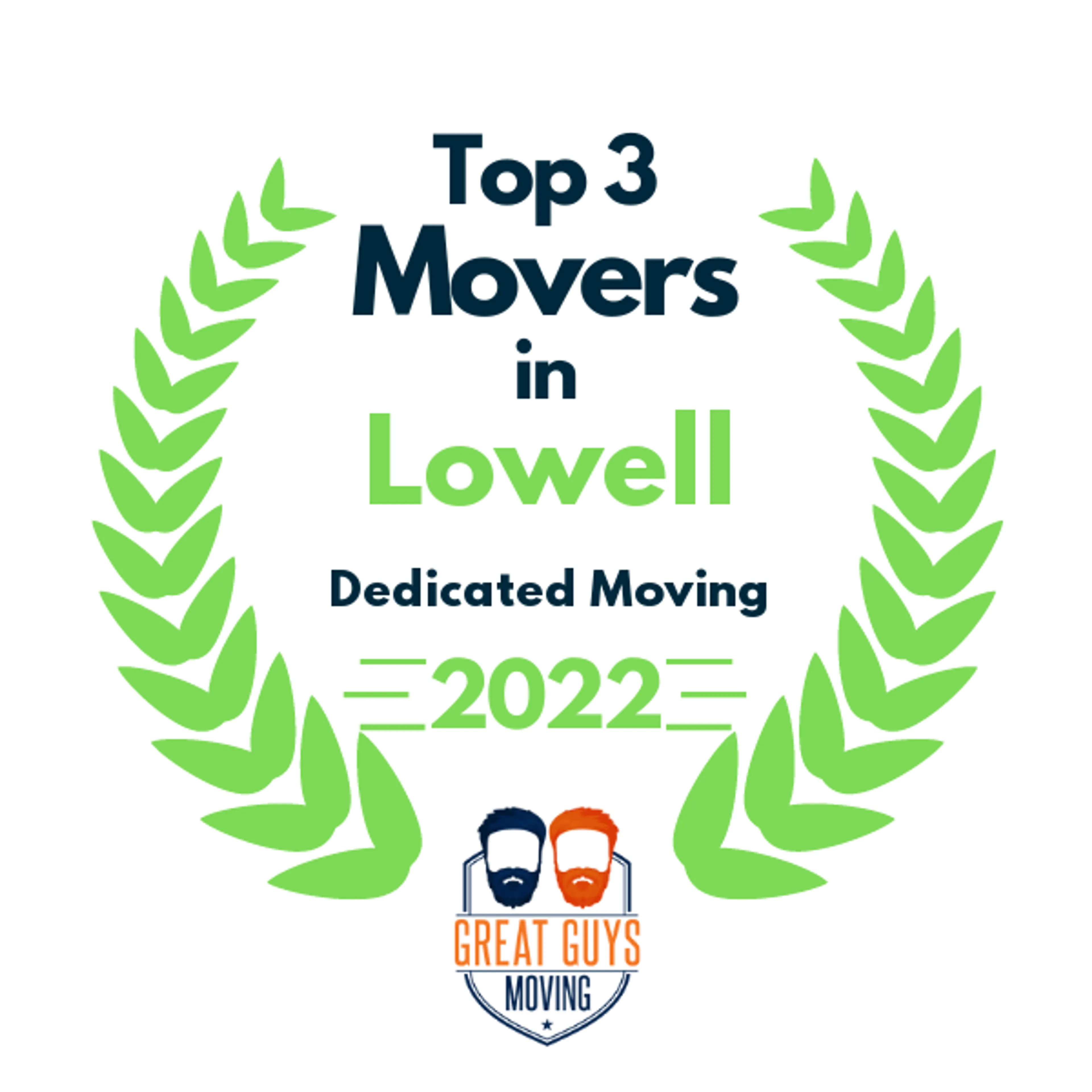 Top 3 Movers in Lowell, MA 2022 award