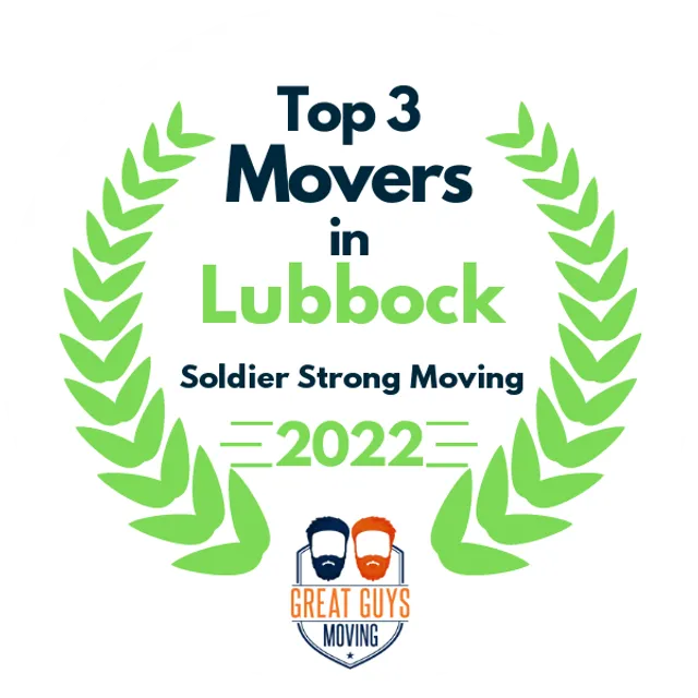 Top 3 Movers in Lubbock, TX 2022 award