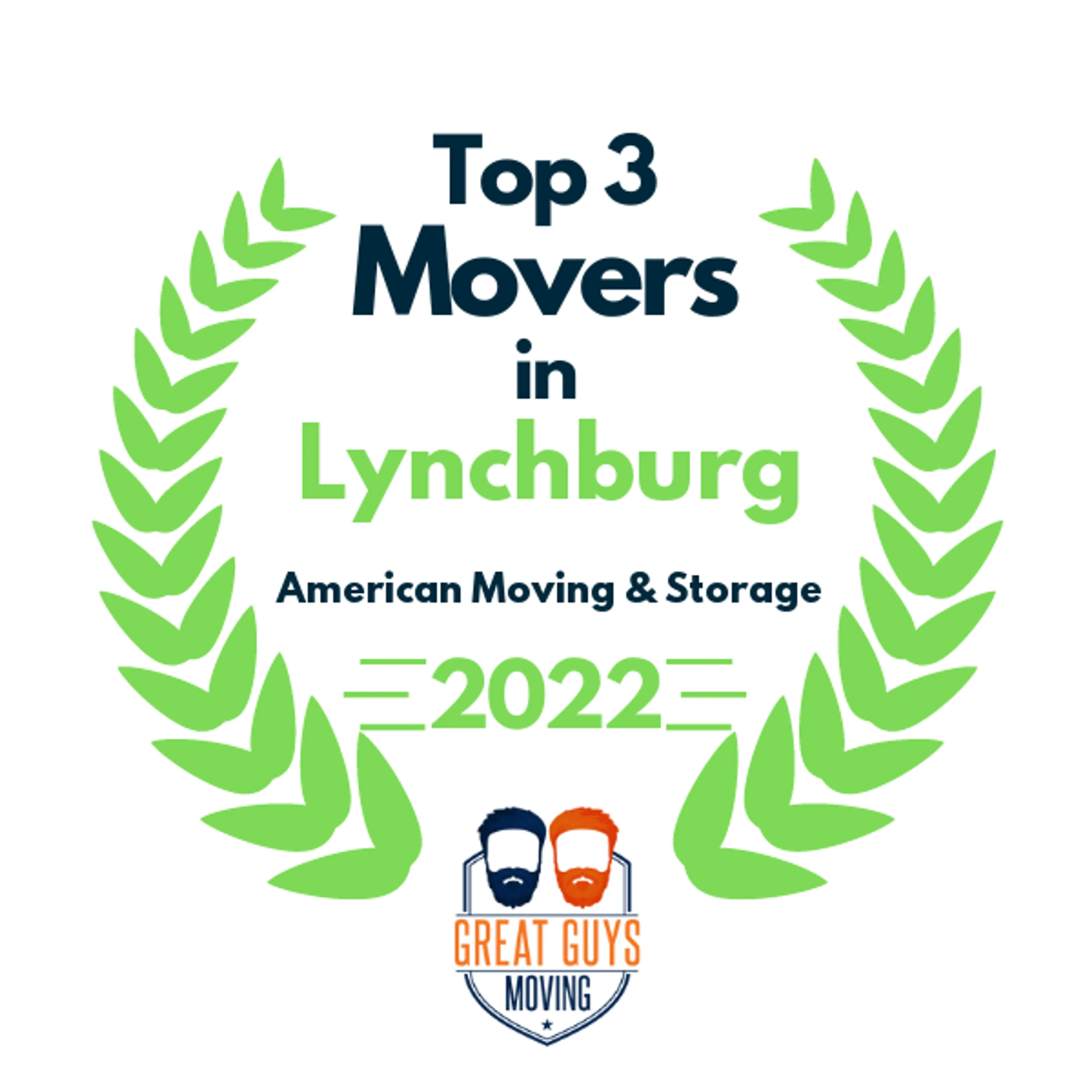 Top 3 Movers in Roanoke, VA 2022 award