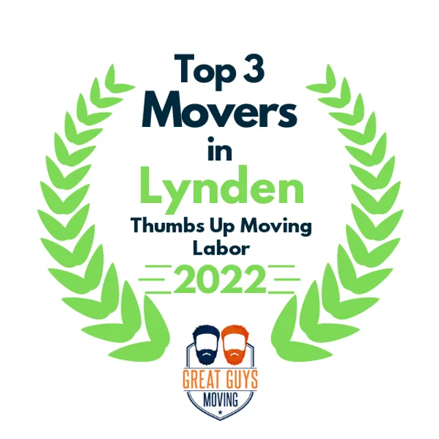 Top 3 Movers in Bellevue, WA 2022 award