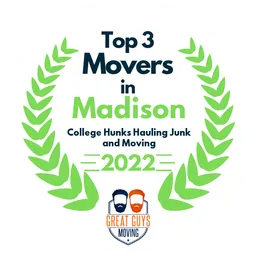 top 3 ranked movers in madison 2022 college hunks hauling junk and moving image