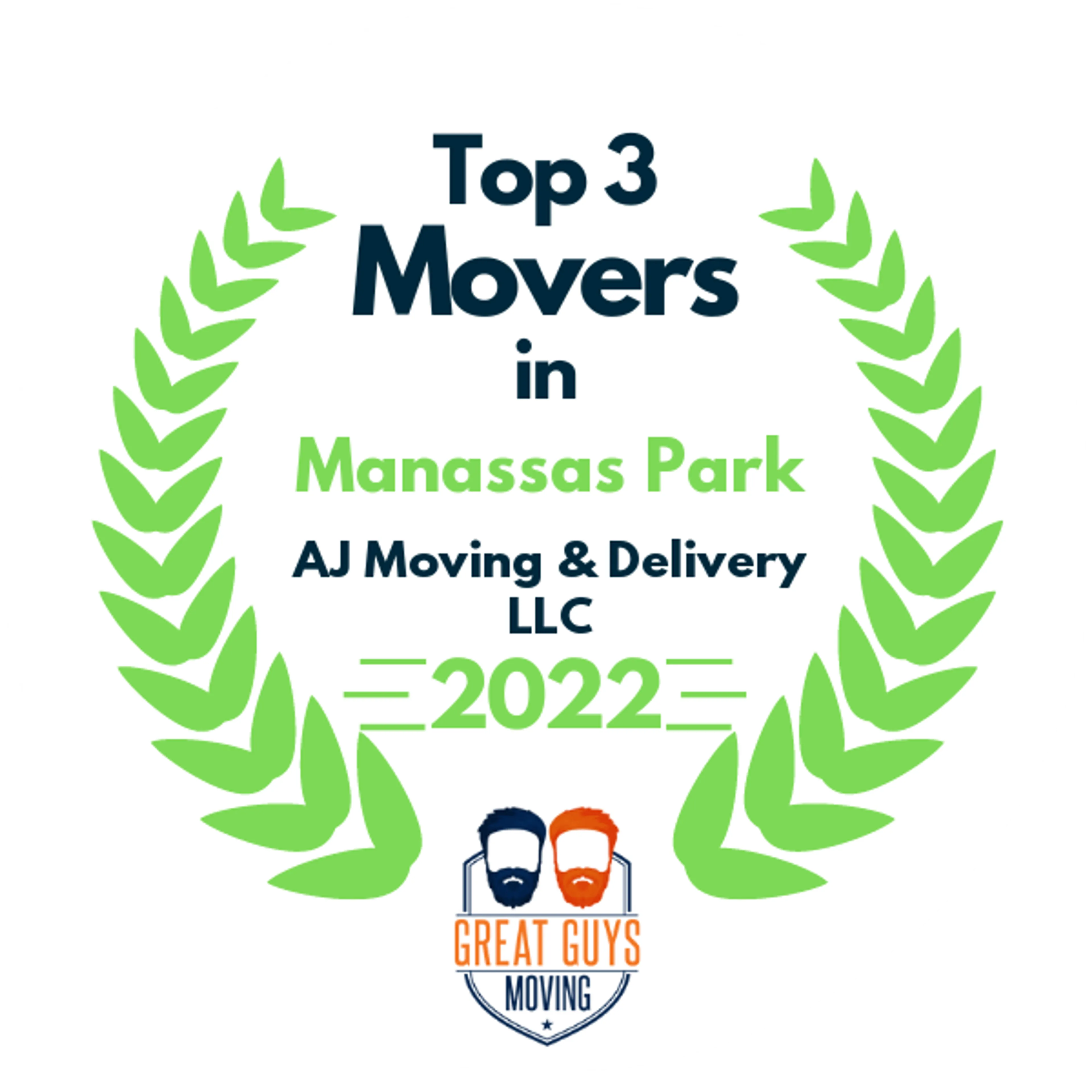 Top 3 Movers in Leesburg, VA 2022 award