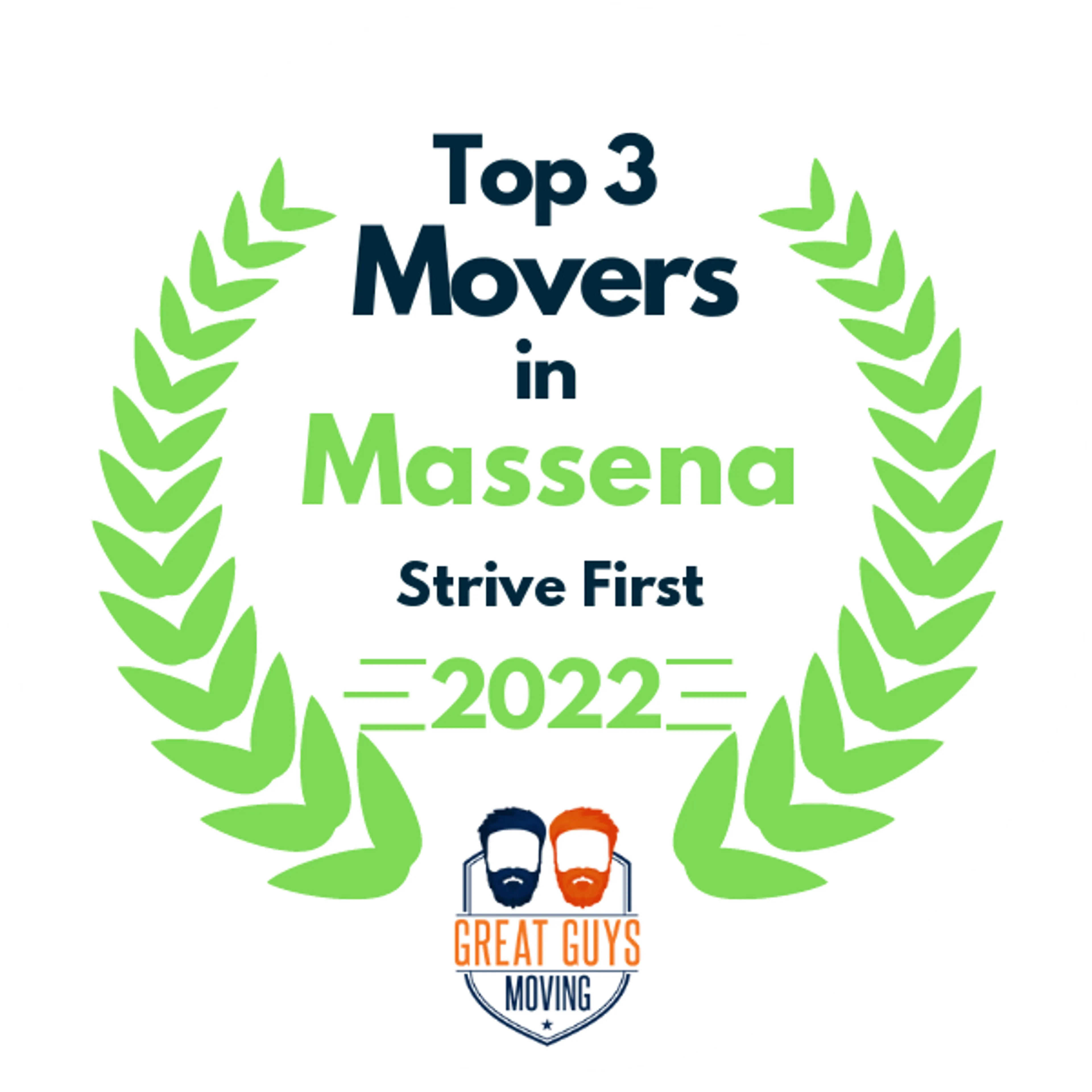 Top 3 Movers in Massena, NY 2022 award