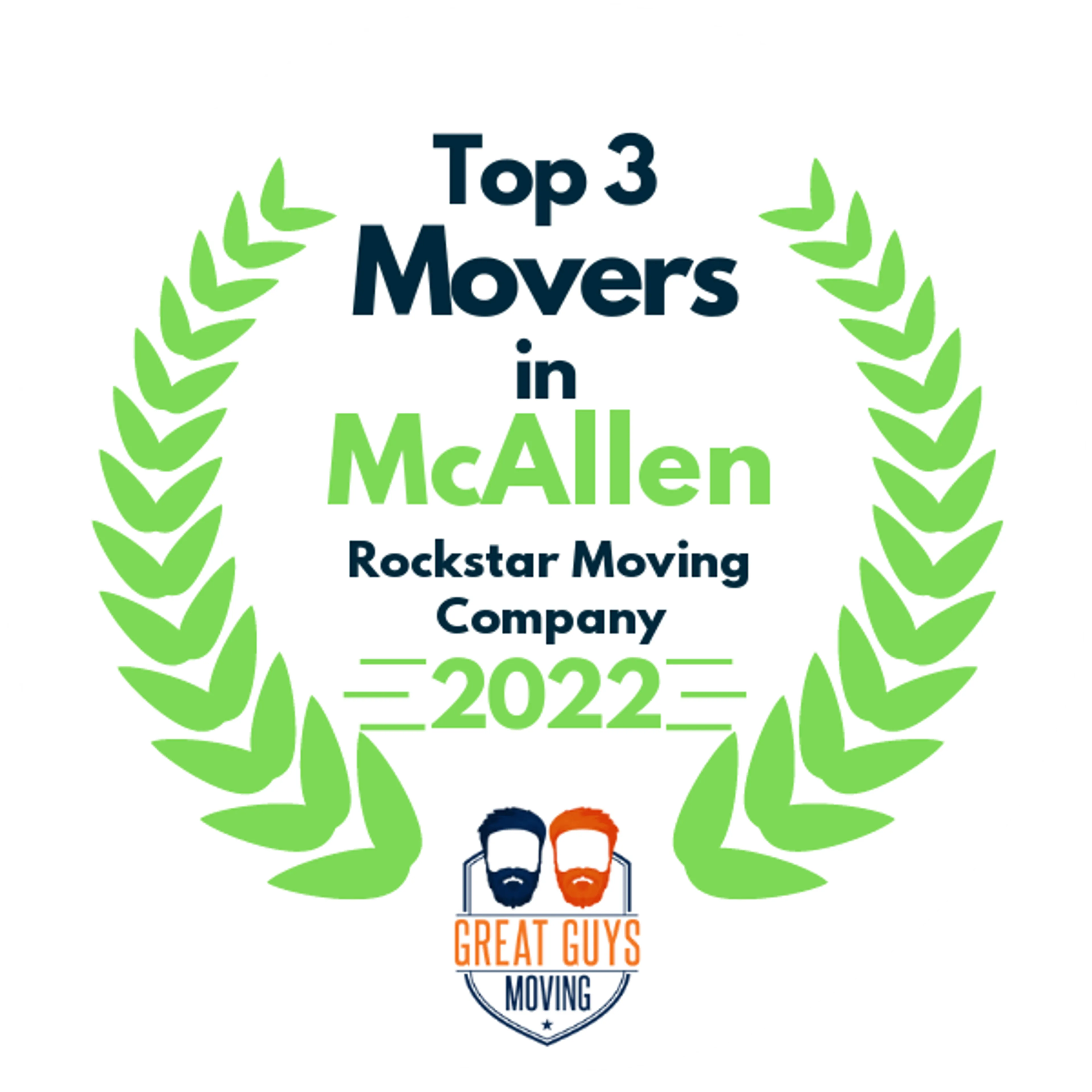 Top 3 Movers in McAllen, TX 2022 award
