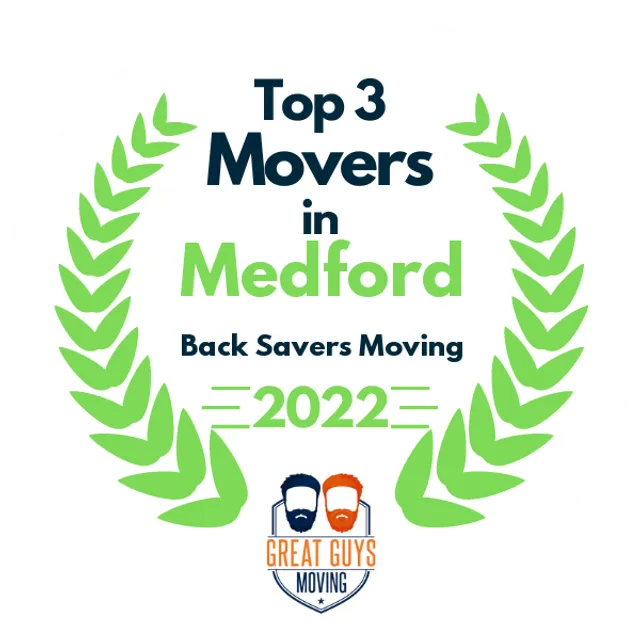 Top 3 Movers in Medford, OR 2022 award