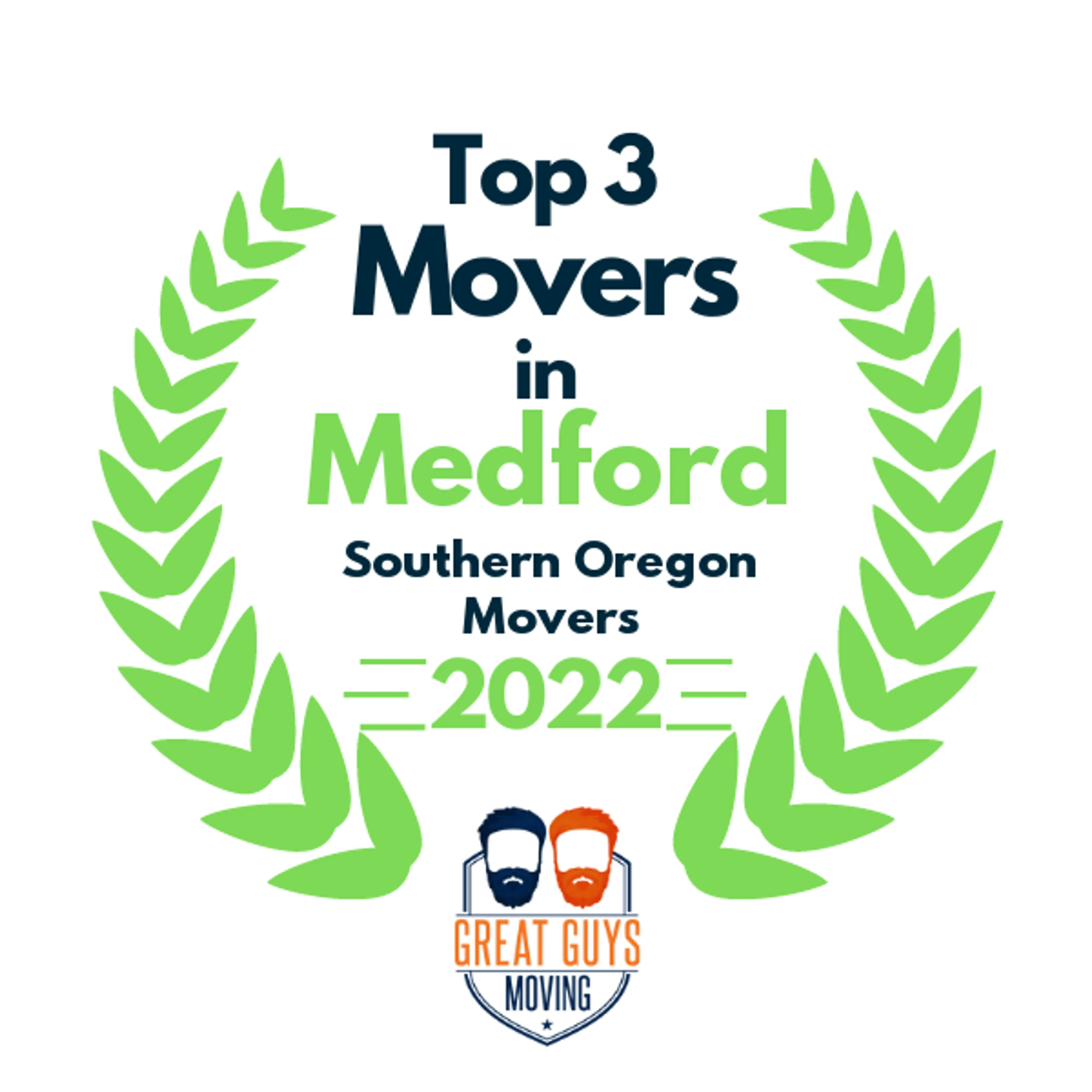 Top 3 Movers in Medford, OR 2022 award