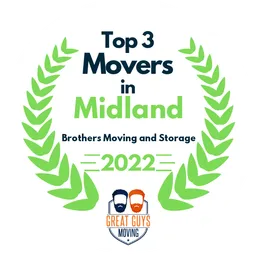 top 3 ranked movers in midland 2022 brothers moving and storage image