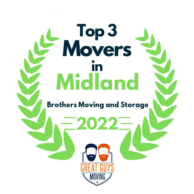 Top 3 Movers in Midland, TX 2022 award