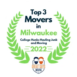 top 3 ranked movers in milwaukee 2022 college hunks hauling junk and moving image