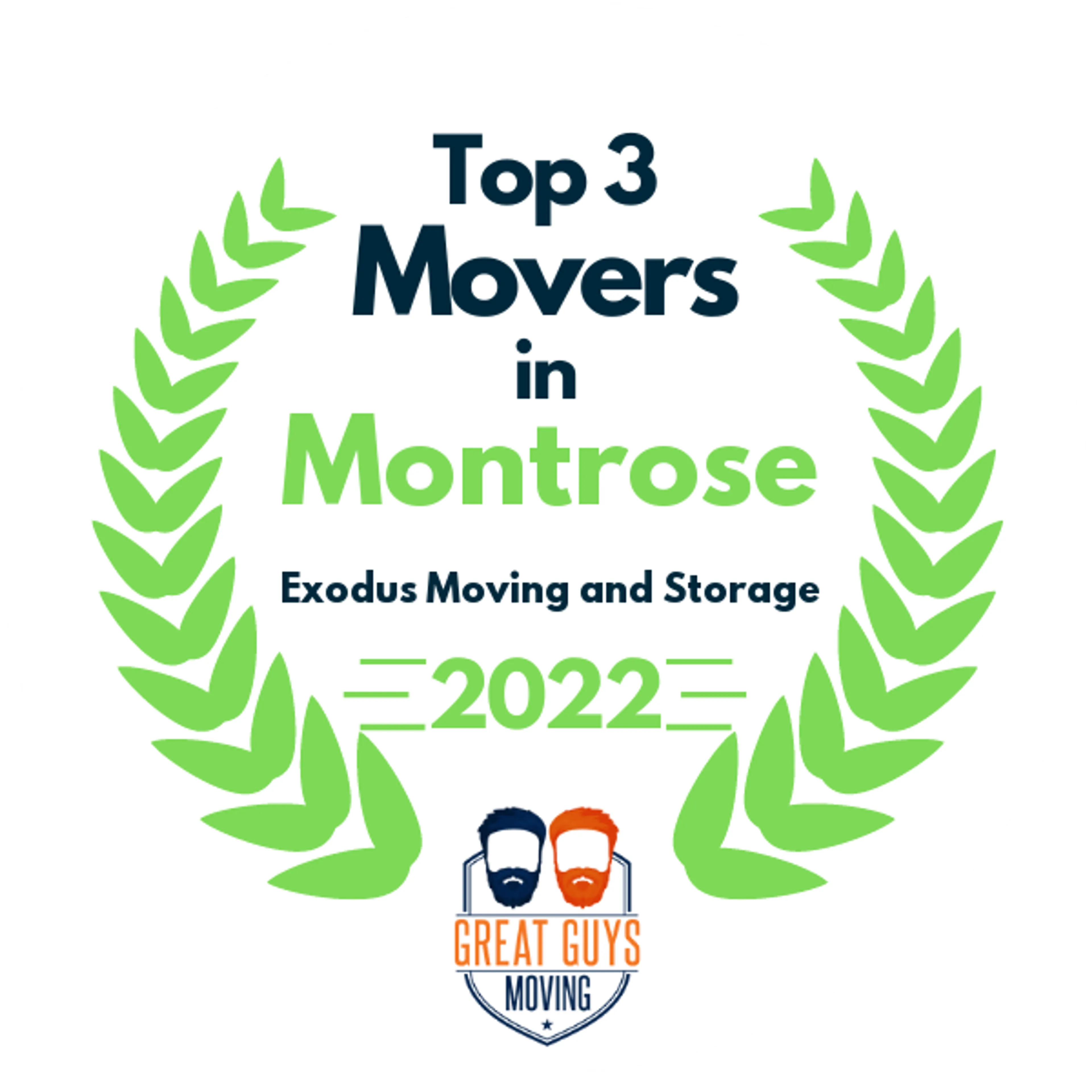 Top 3 Movers in Montrose, CO 2022 award