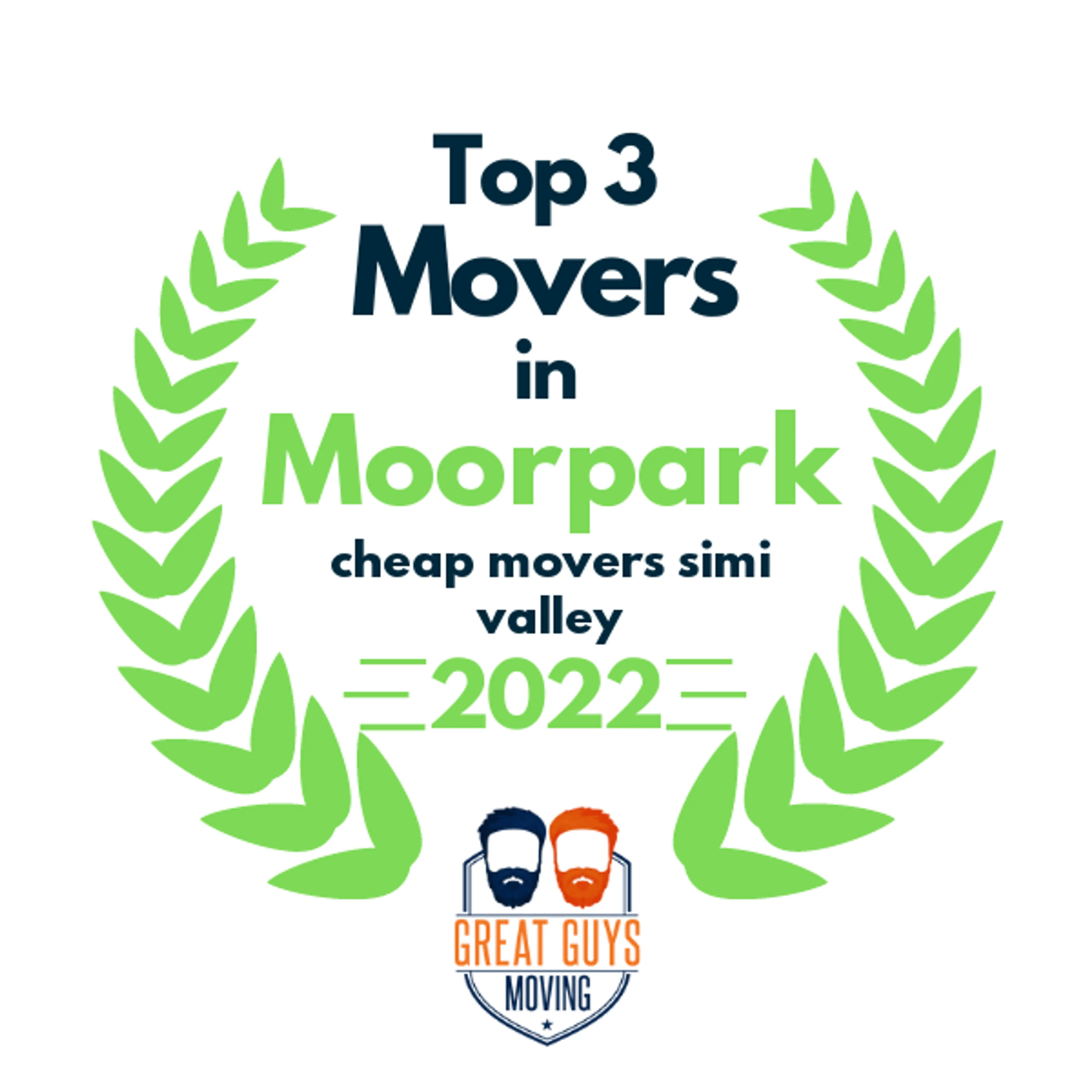 Top 3 Movers in Thousand Oaks, CA 2022 award