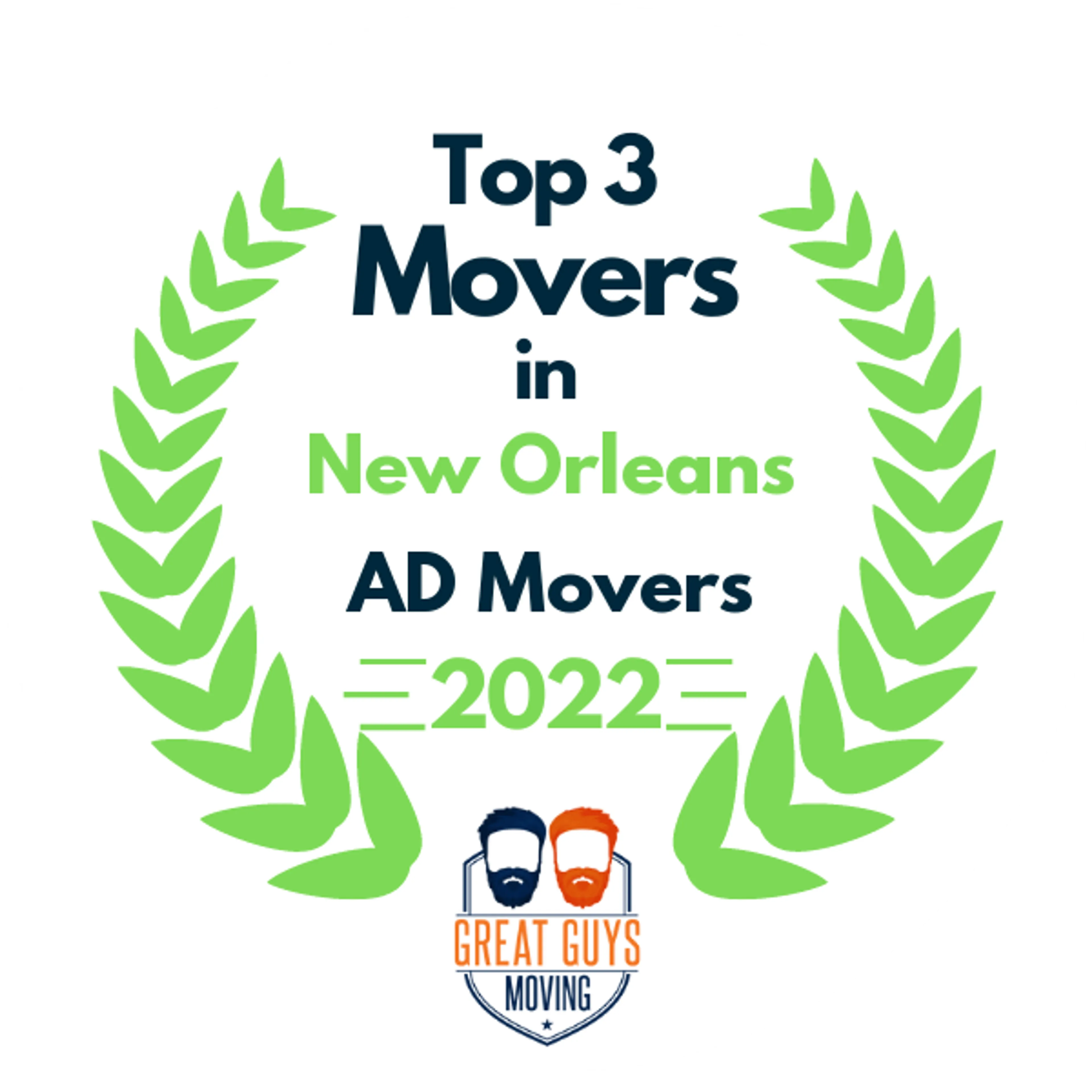 Top 3 Movers in New Orleans, LA 2022 award
