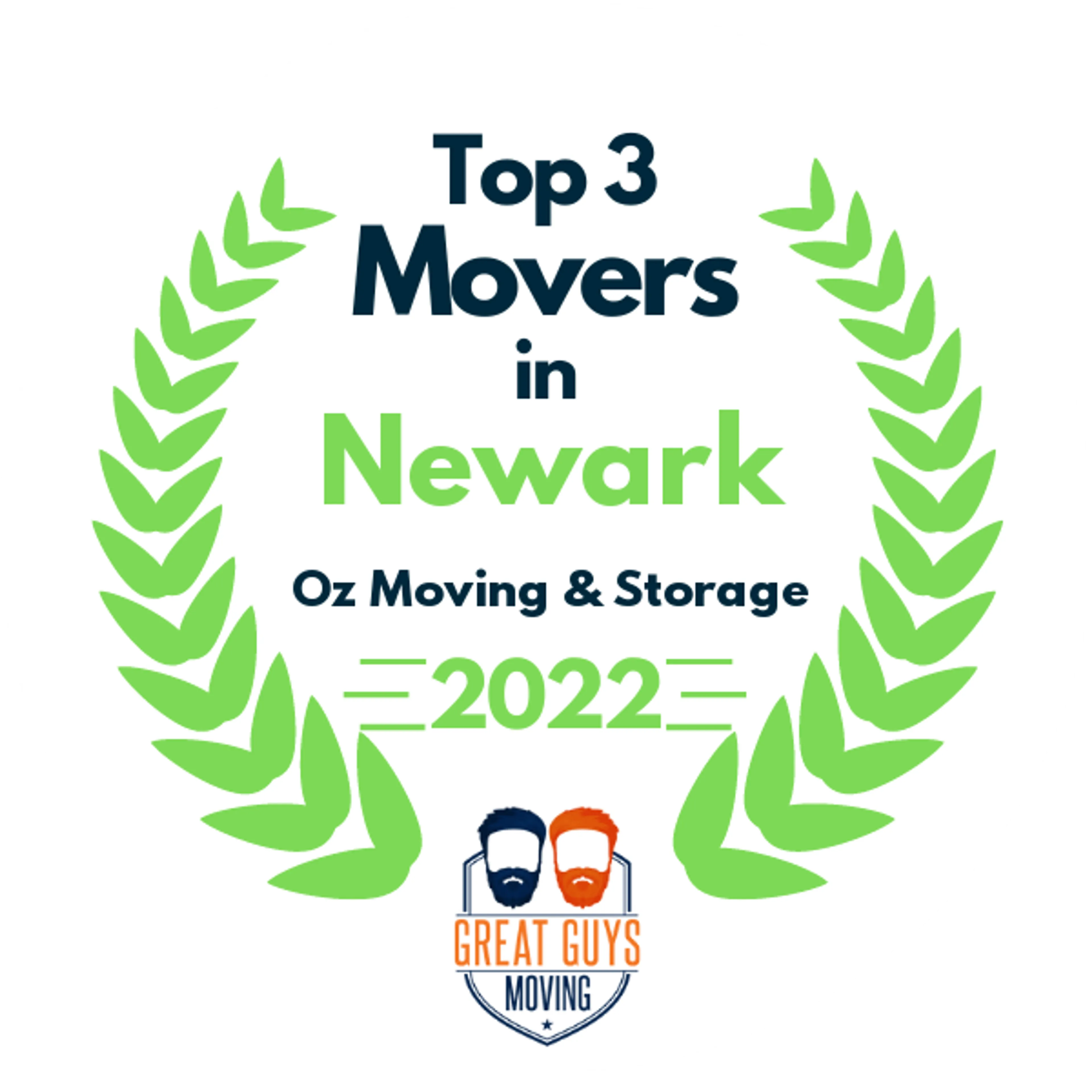 Top 3 Movers in Elizabeth, NJ 2022 award