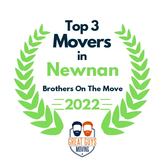 Top 3 Movers in South Fulton, GA 2022 award