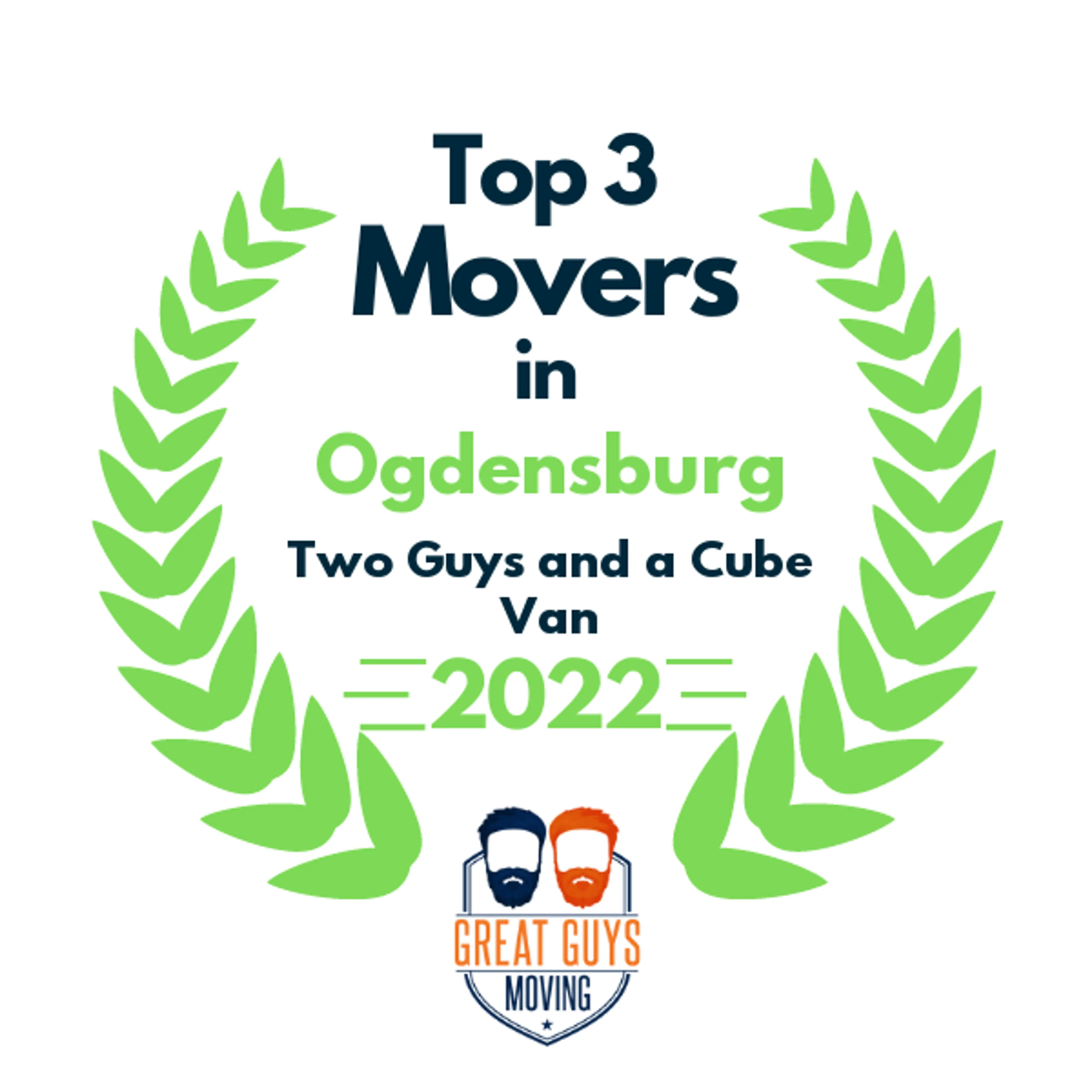 Top 3 Movers in Ogdensburg, NY 2022 award
